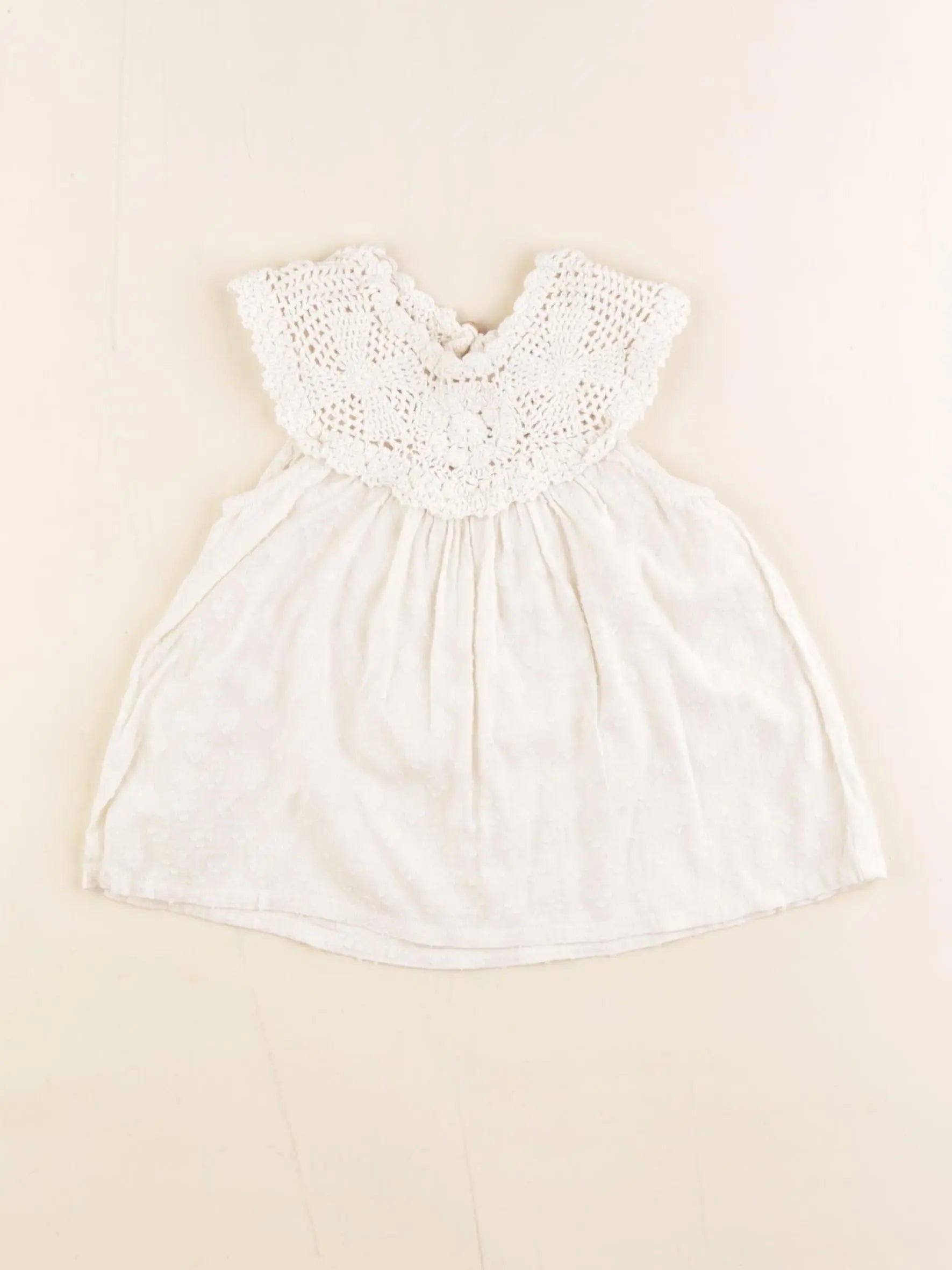 Zara - blouse blanc - 12/18 mois