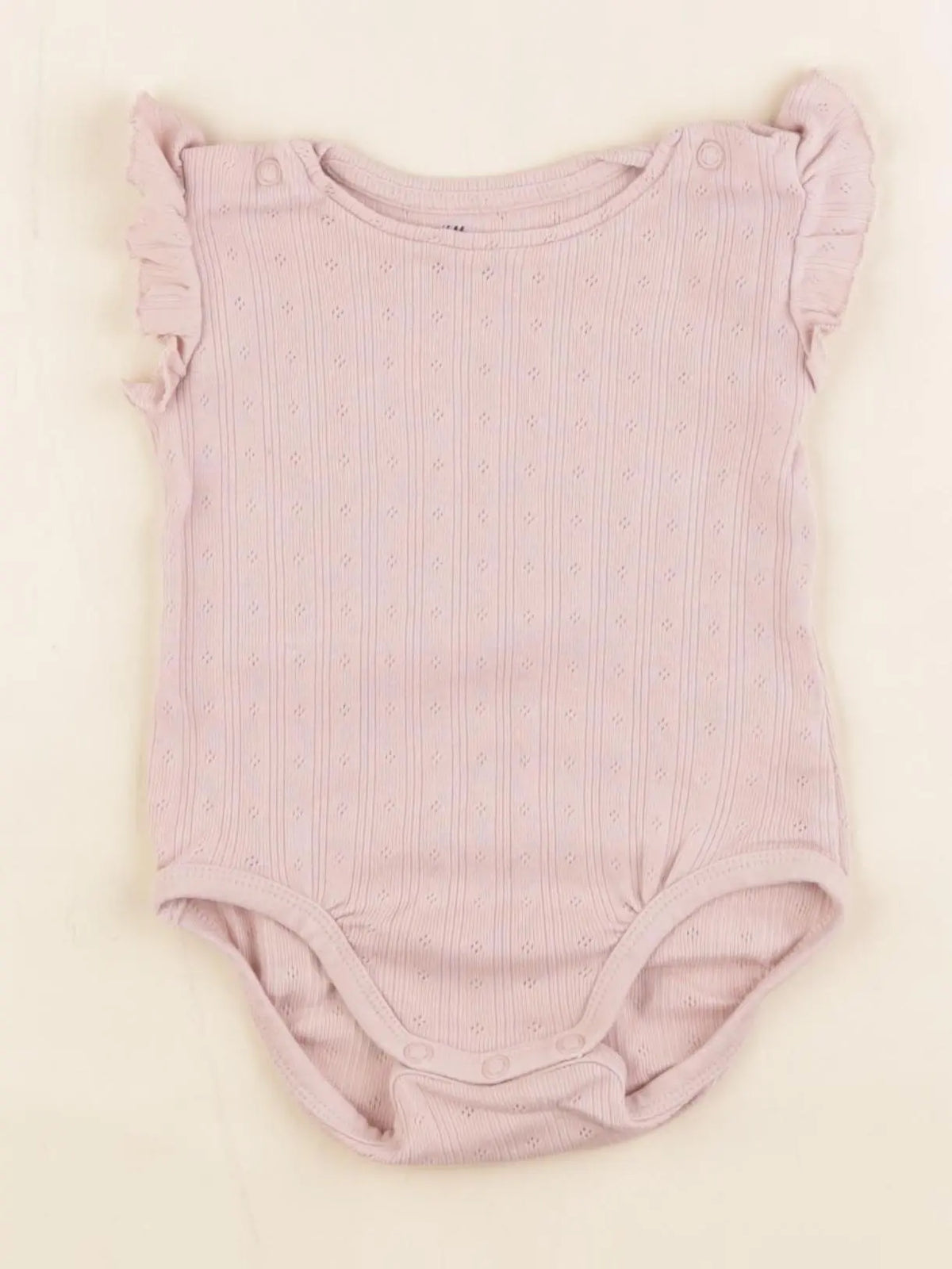 H&M - body rose - 2/4 mois