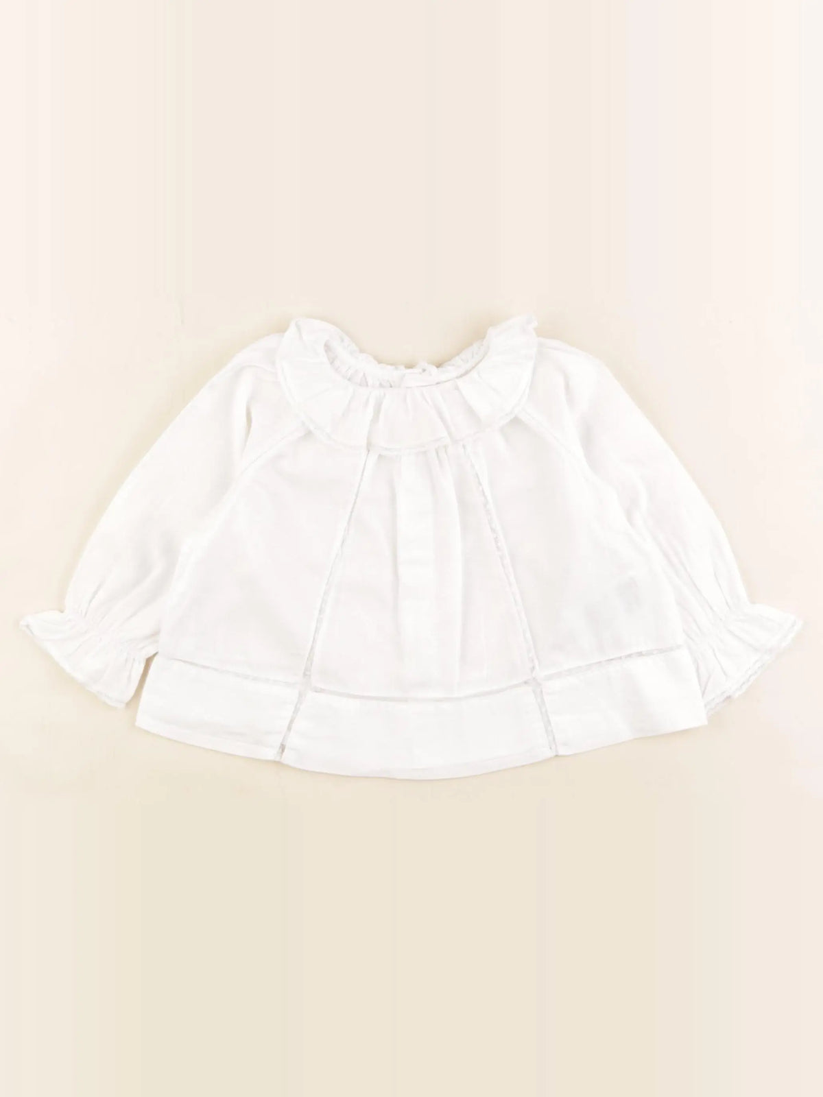 Bonpoint - blouse blanc - 12 mois