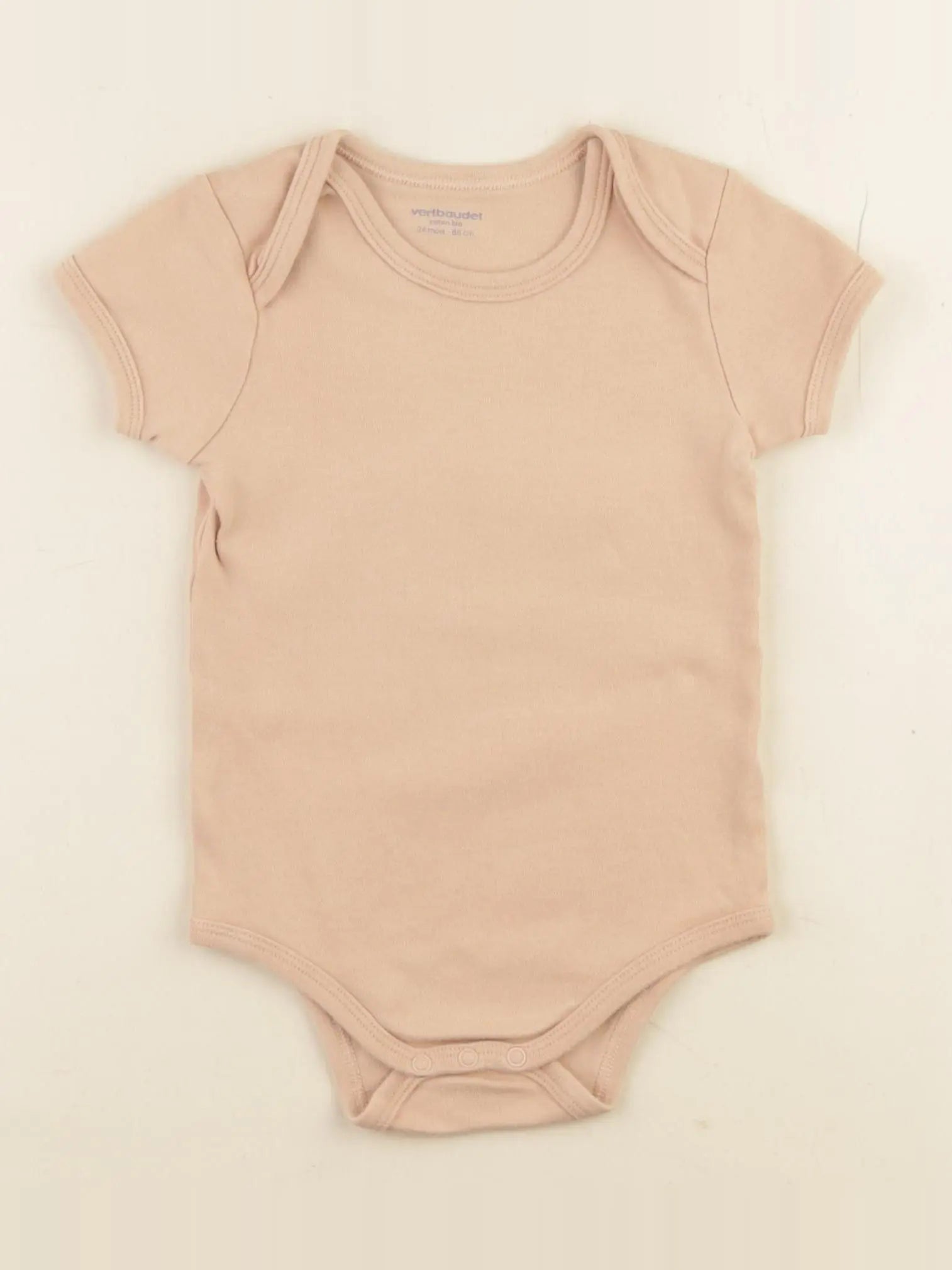 Vertbaudet - body marron - 24 mois