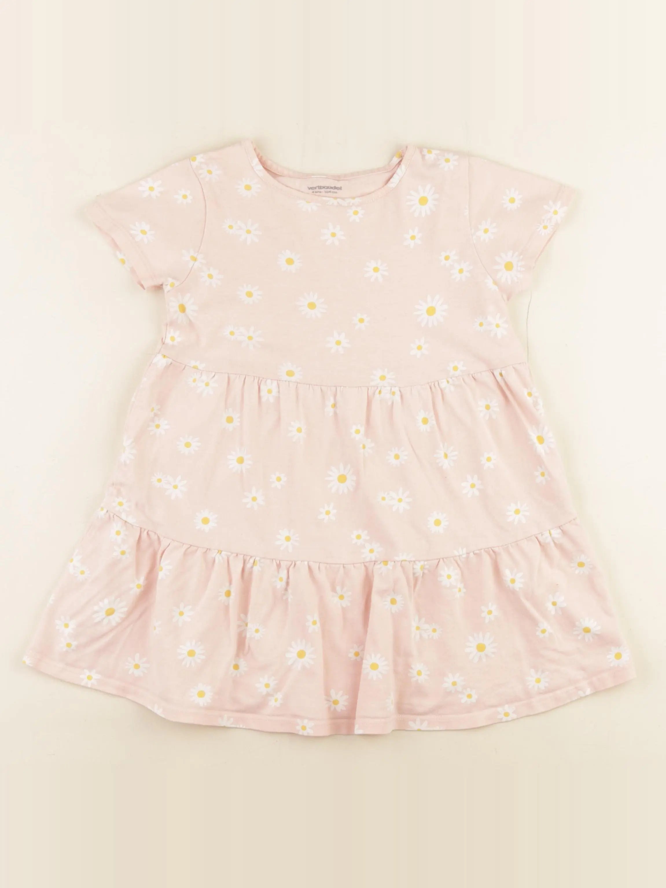 Vertbaudet - robe rose - 4 ans