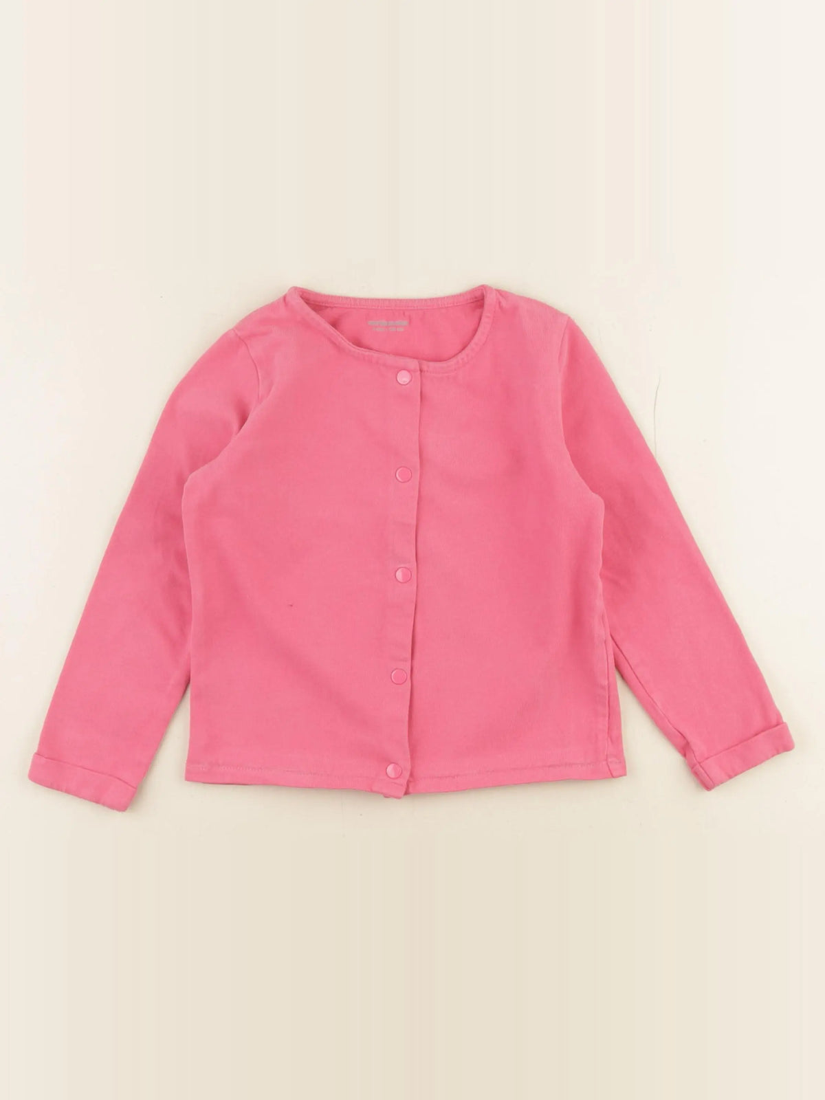 Vertbaudet - gilet rose - 4 ans