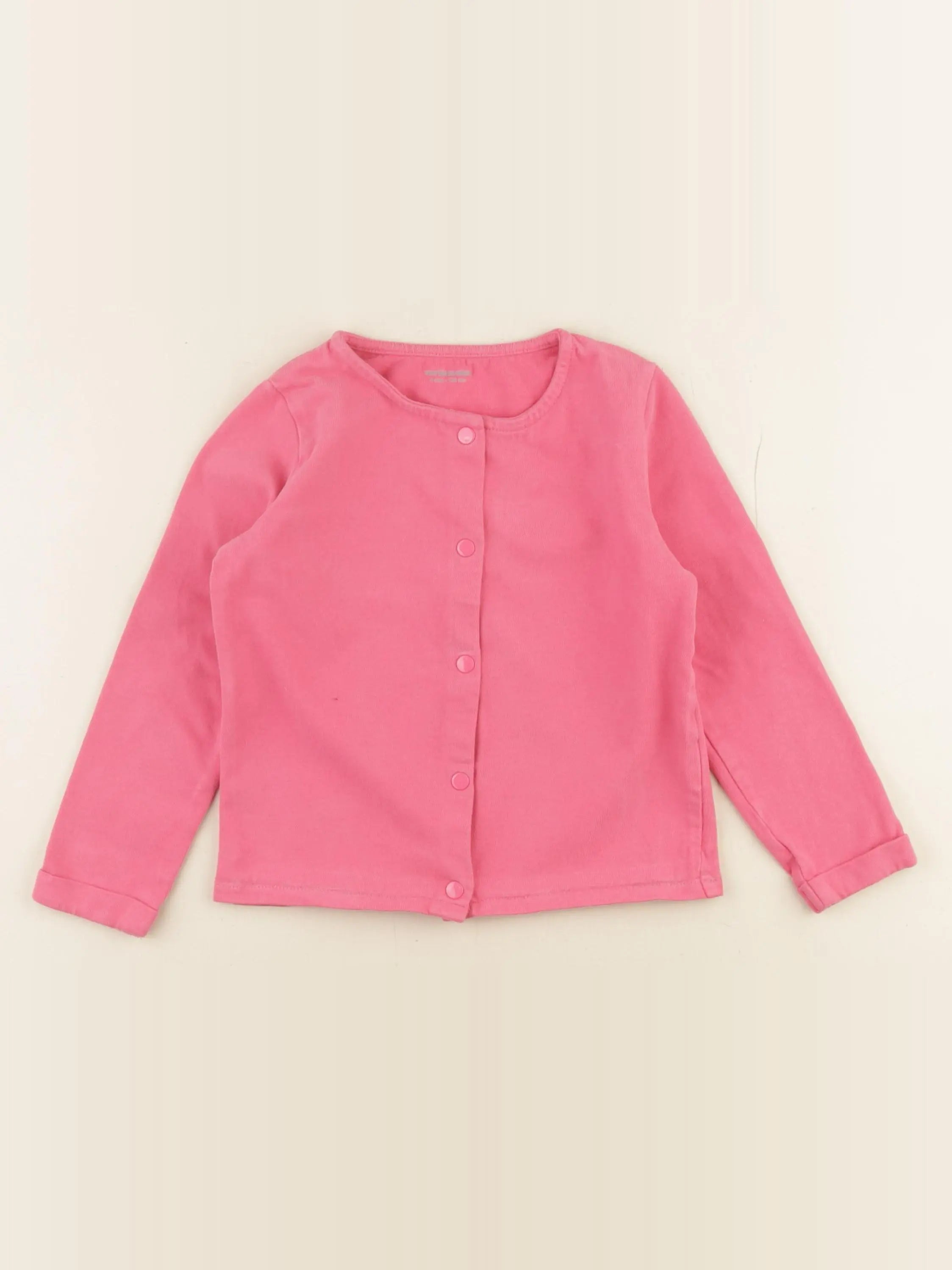 Vertbaudet - gilet rose - 4 ans