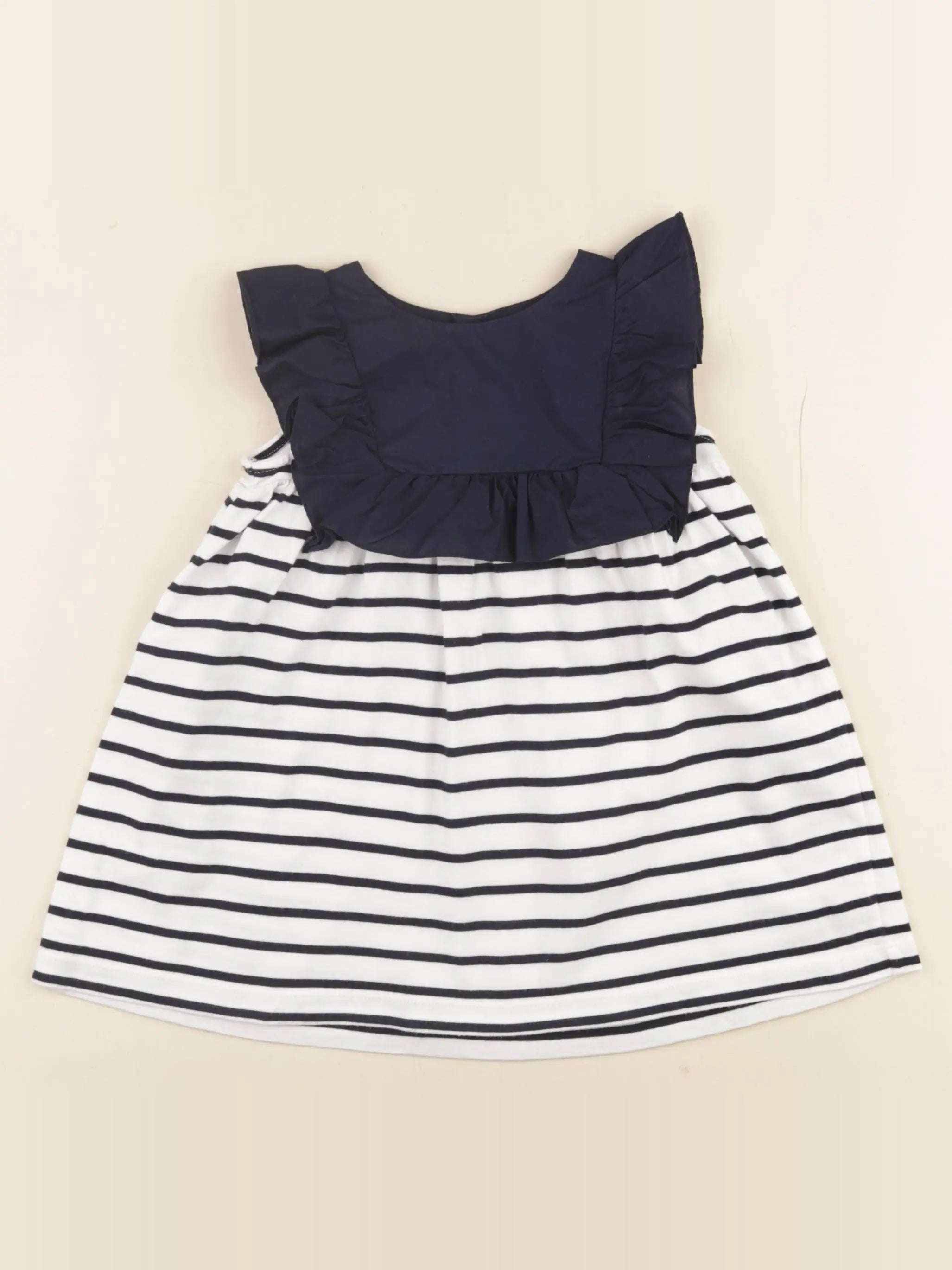 Jacadi - robe bleu, blanc - 18 mois