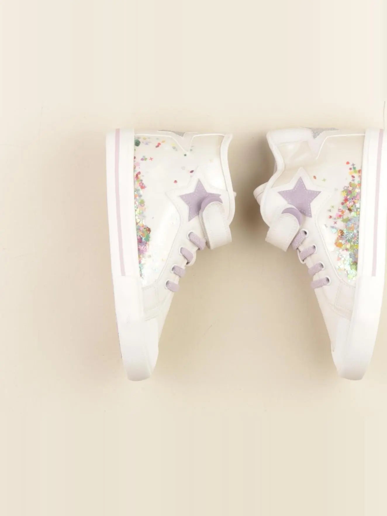 Vertbaudet - baskets violet, blanc - pointure 30