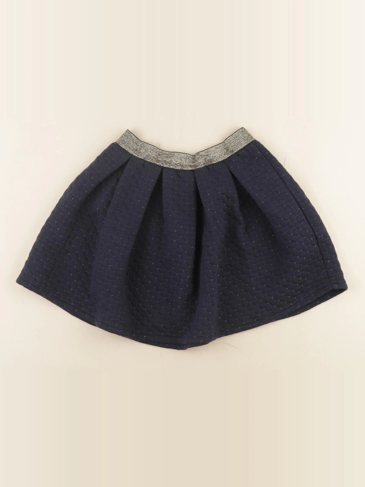 Vertbaudet - jupe bleu, or - 8 ans