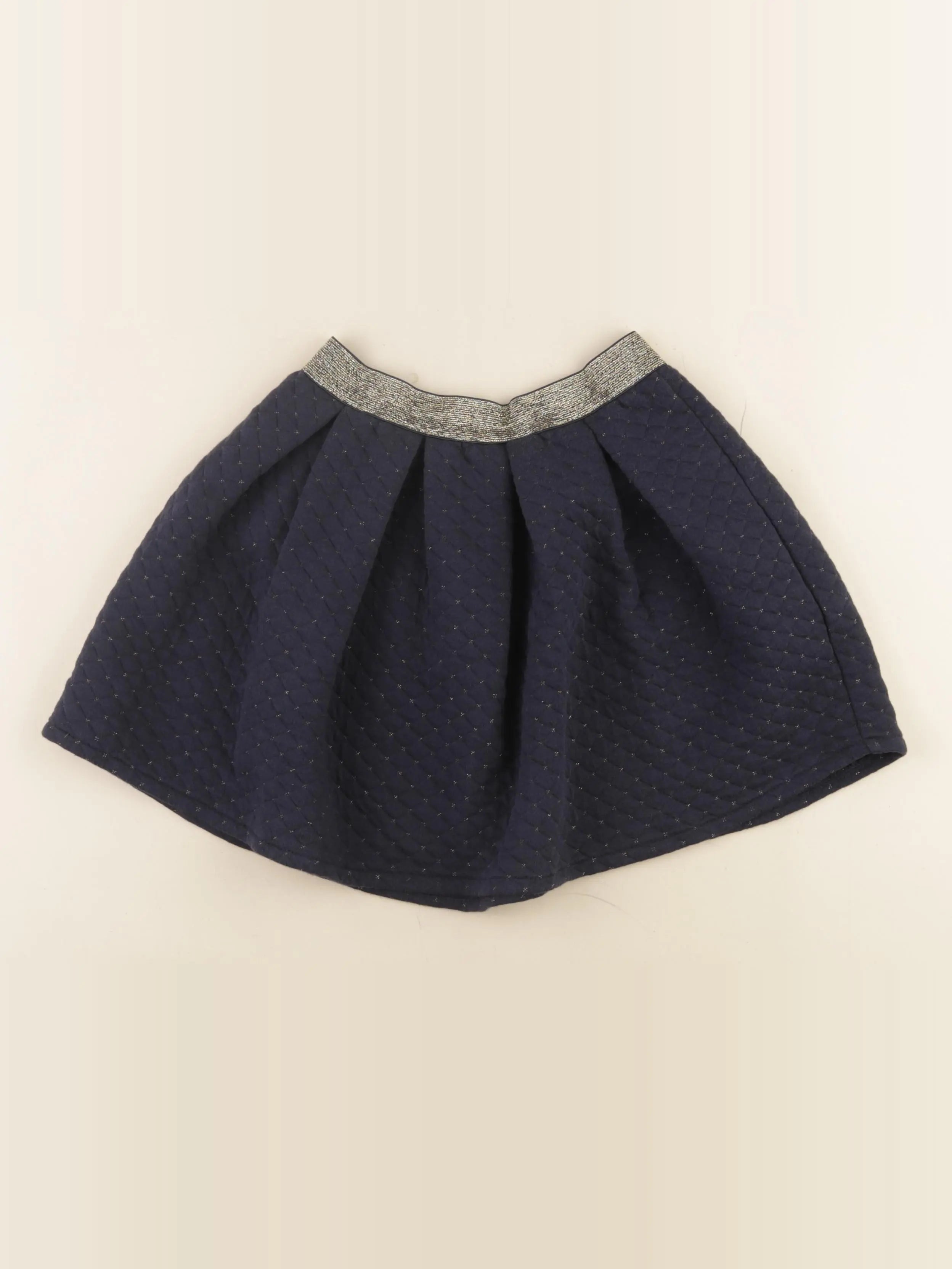 Vertbaudet - jupe bleu, or - 8 ans