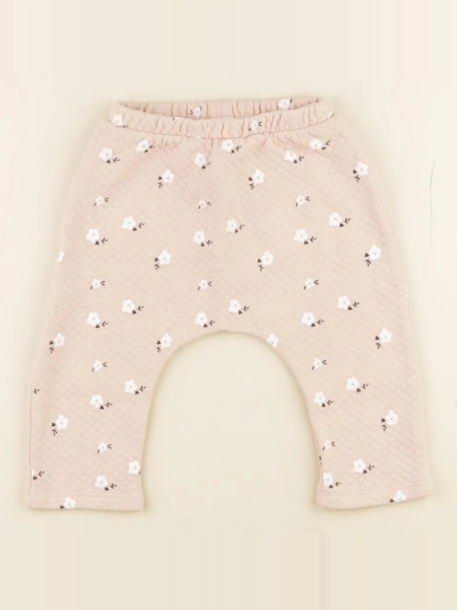 Vertbaudet - sarouel rose - 12 mois