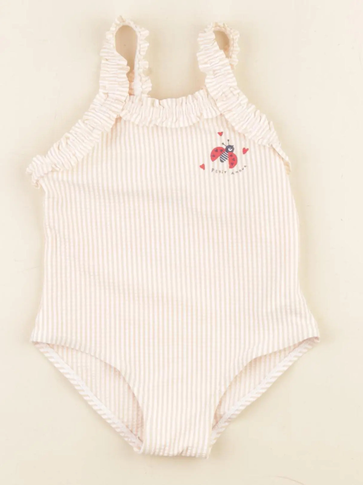 Vertbaudet - maillot de bain orange - 18 mois