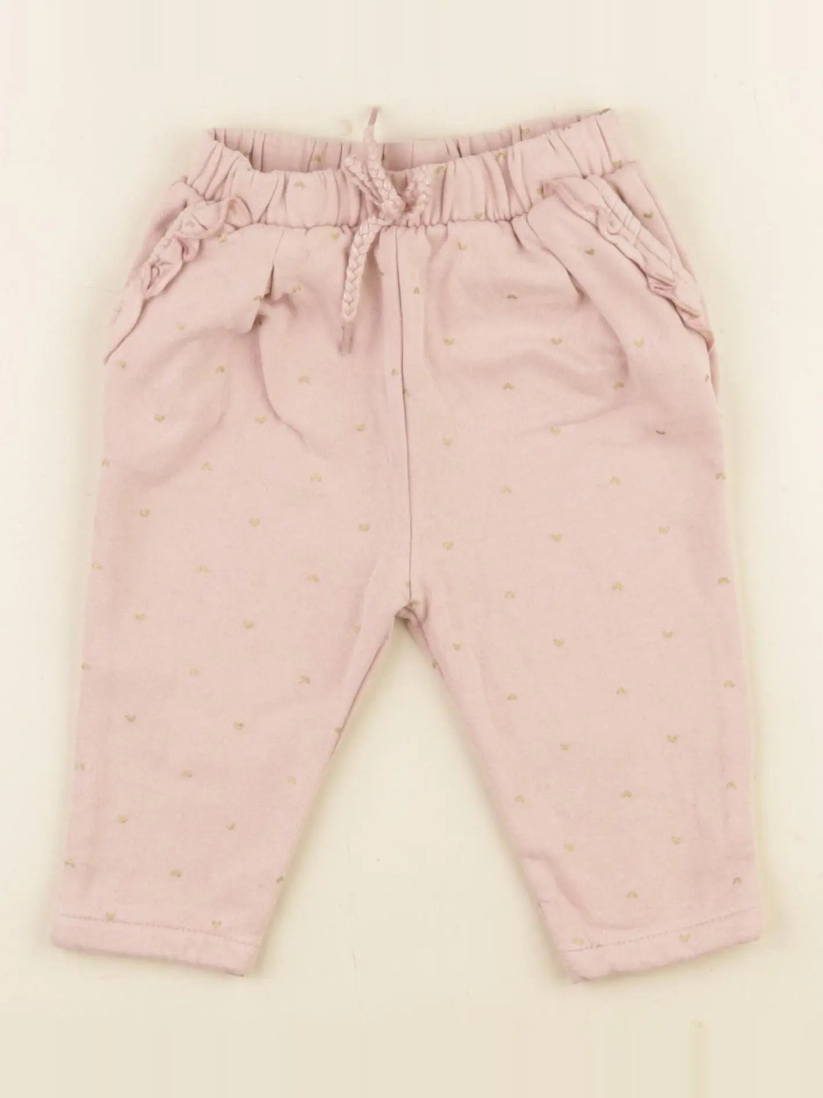 Vertbaudet - pantalon rose - 12 mois