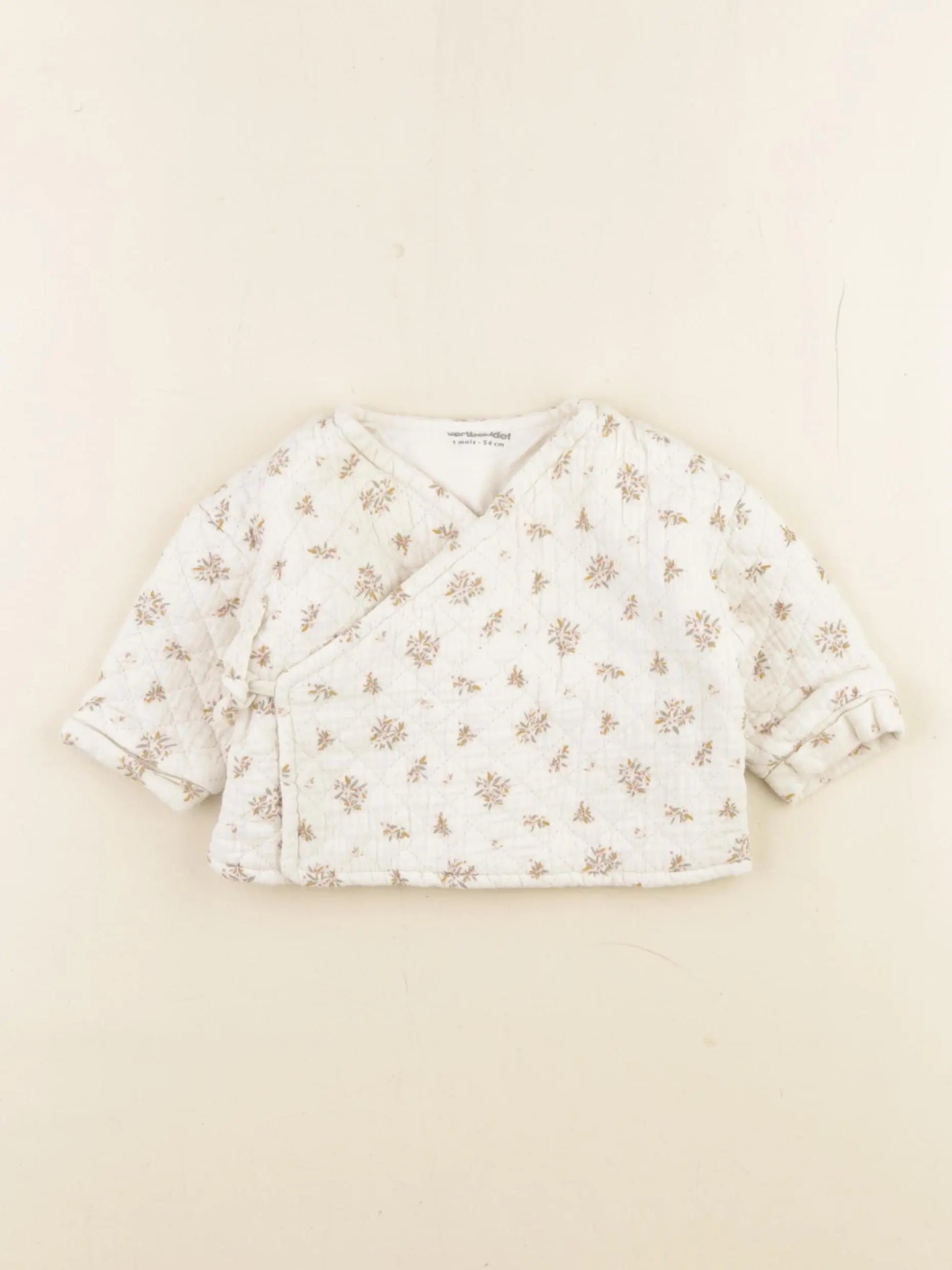 Vertbaudet - sweat multicolore - 1 mois