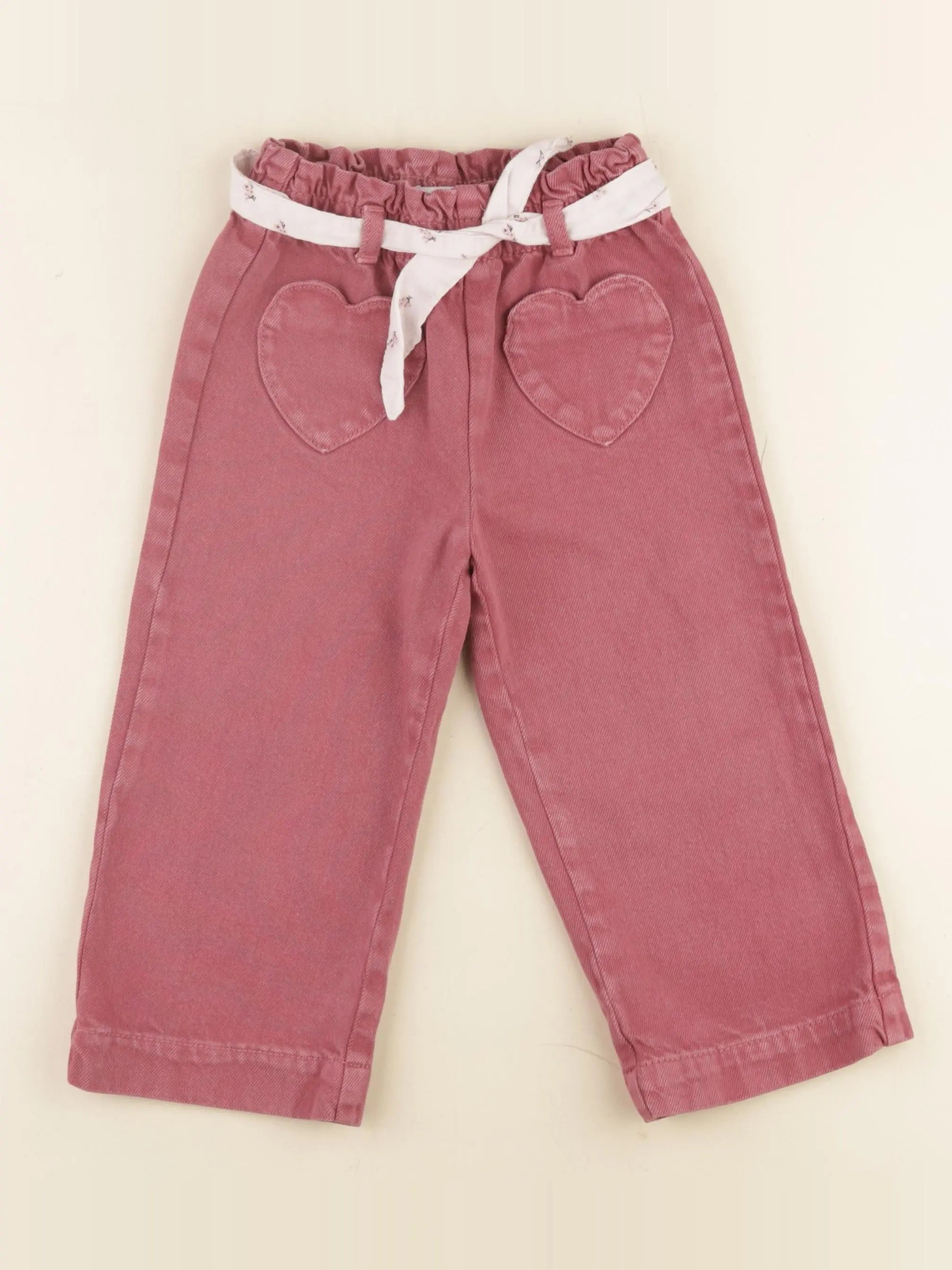 Vertbaudet - jean rouge - 36 mois