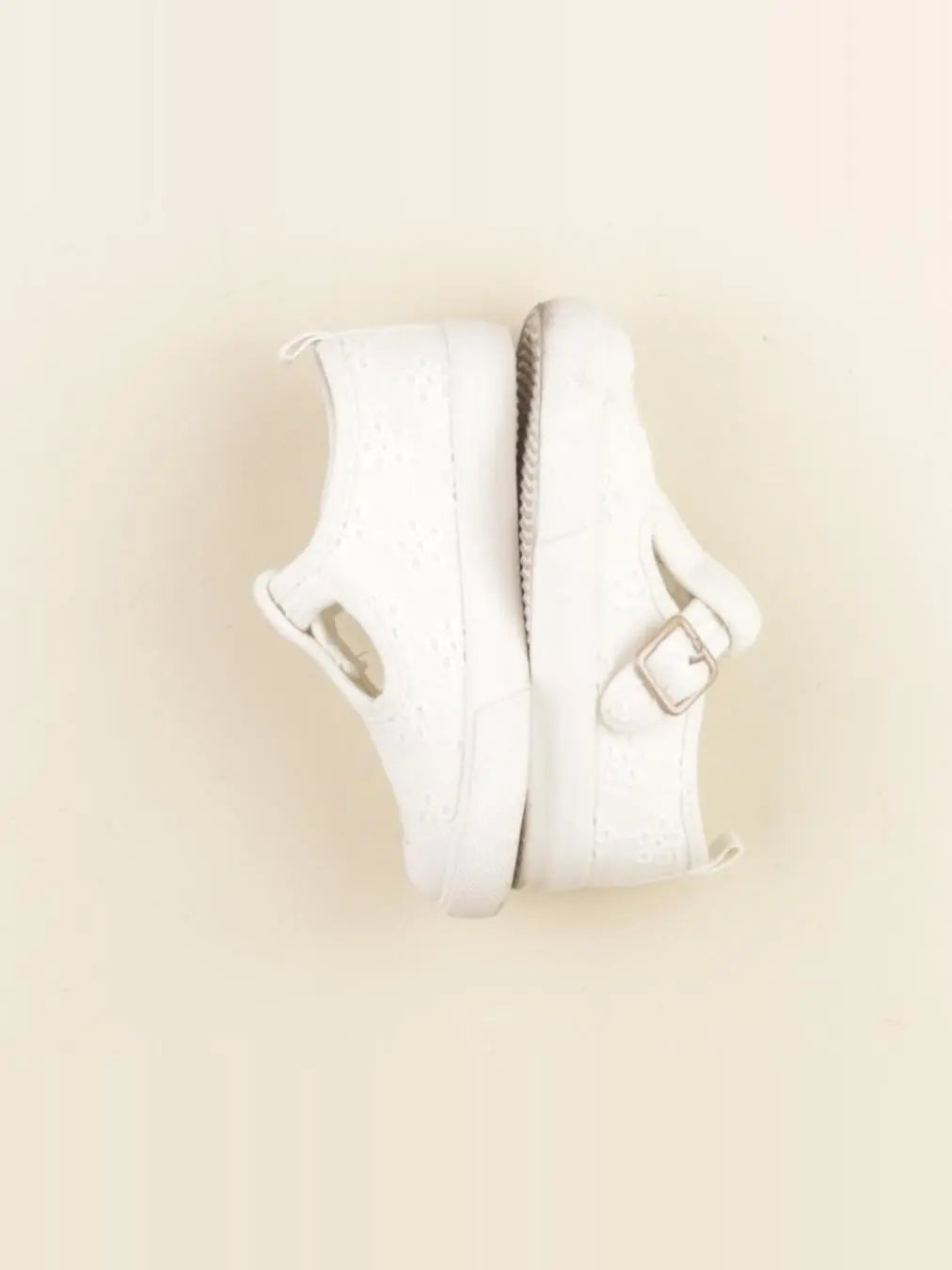 Vertbaudet - tennis élastiqué blanc - pointure 23