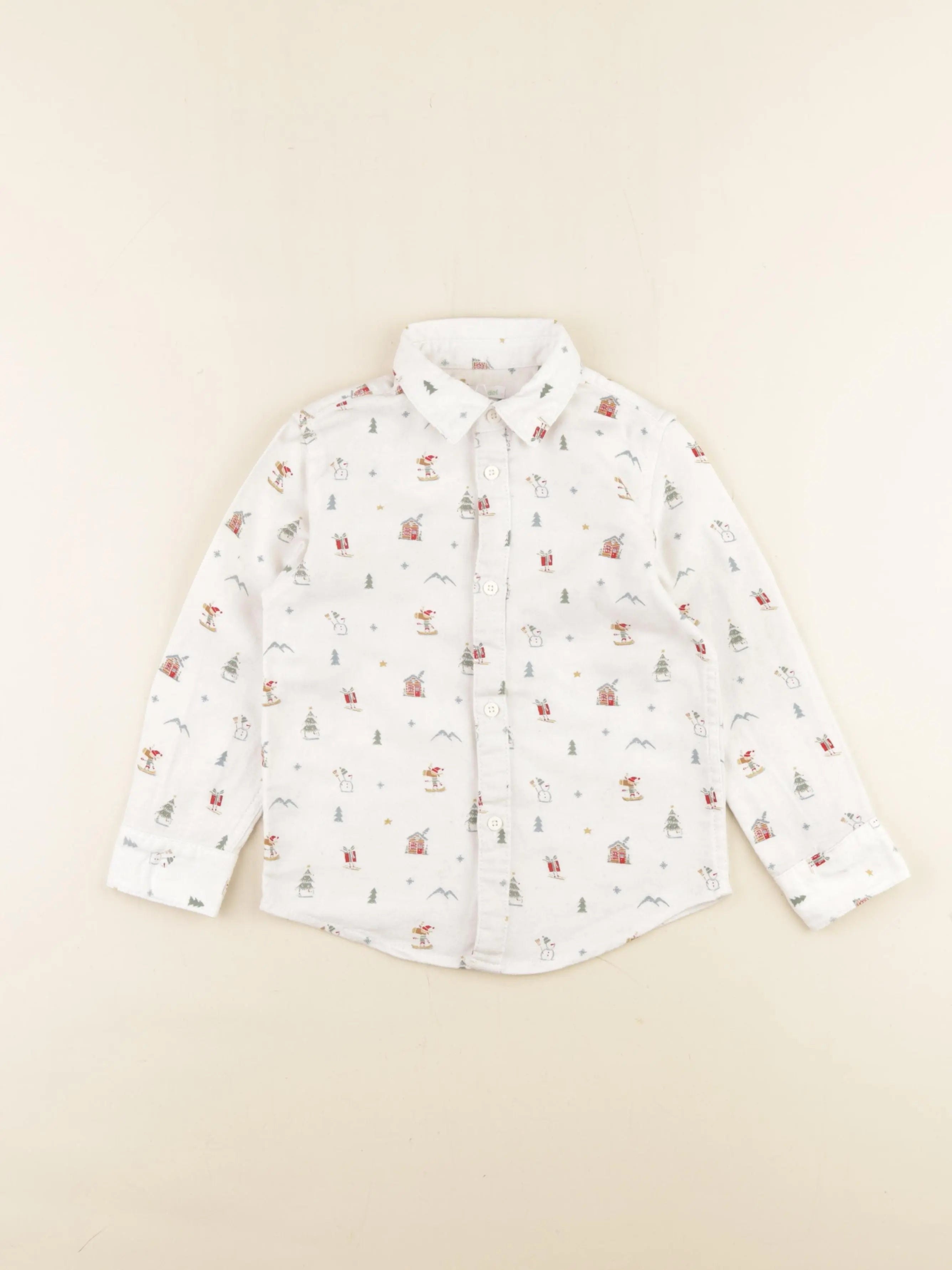 Vertbaudet - chemise blanc - 4 ans