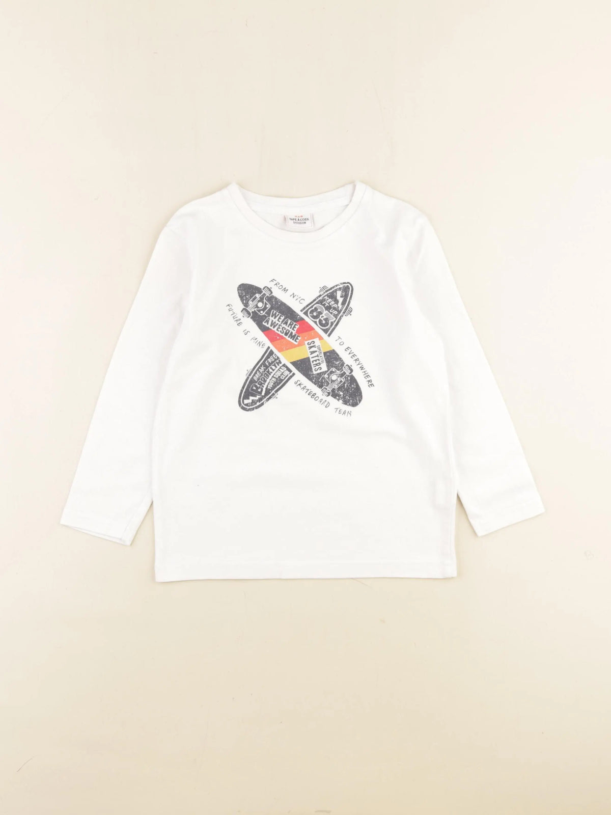 Tape à l'oeil - tee-shirt blanc - 5 ans