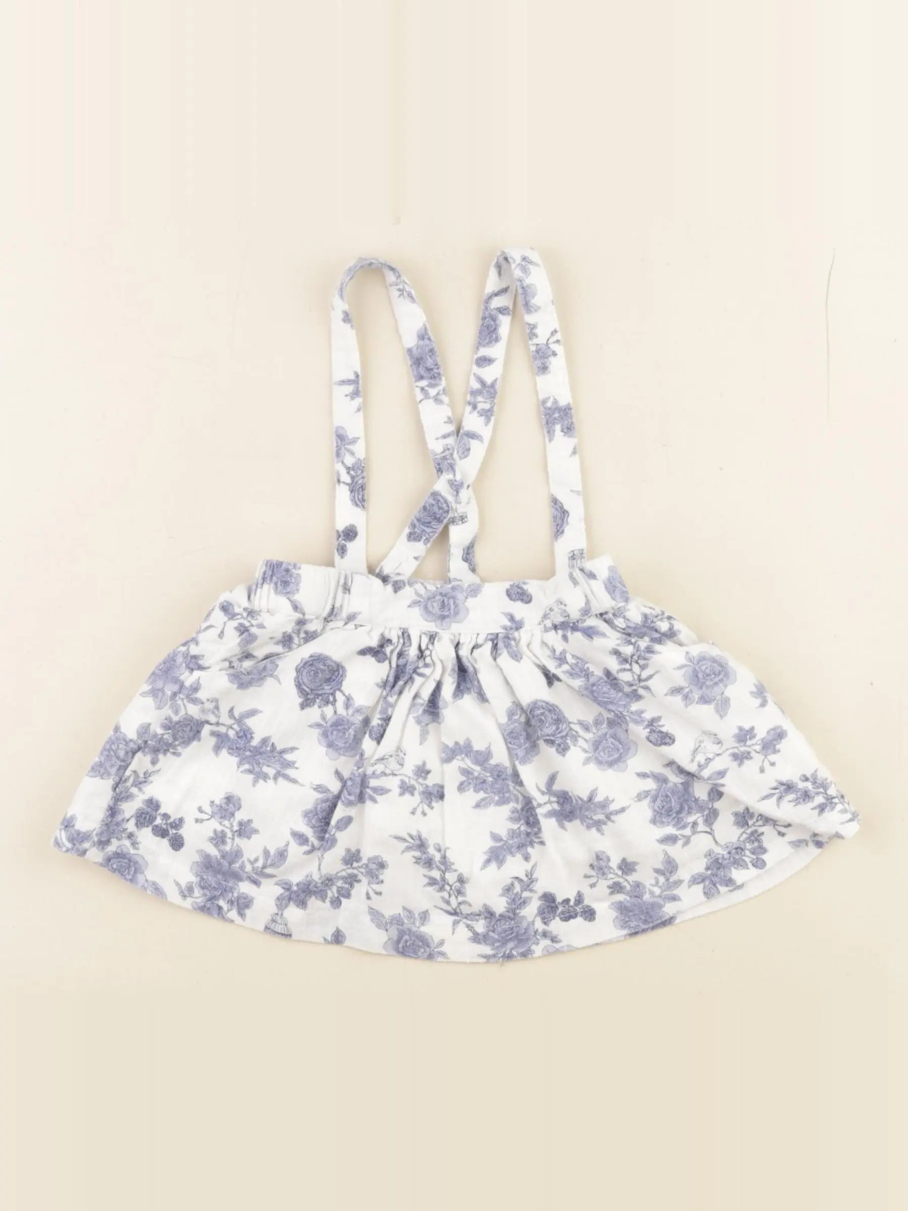 Vertbaudet - jupe blanc, bleu - 6 mois