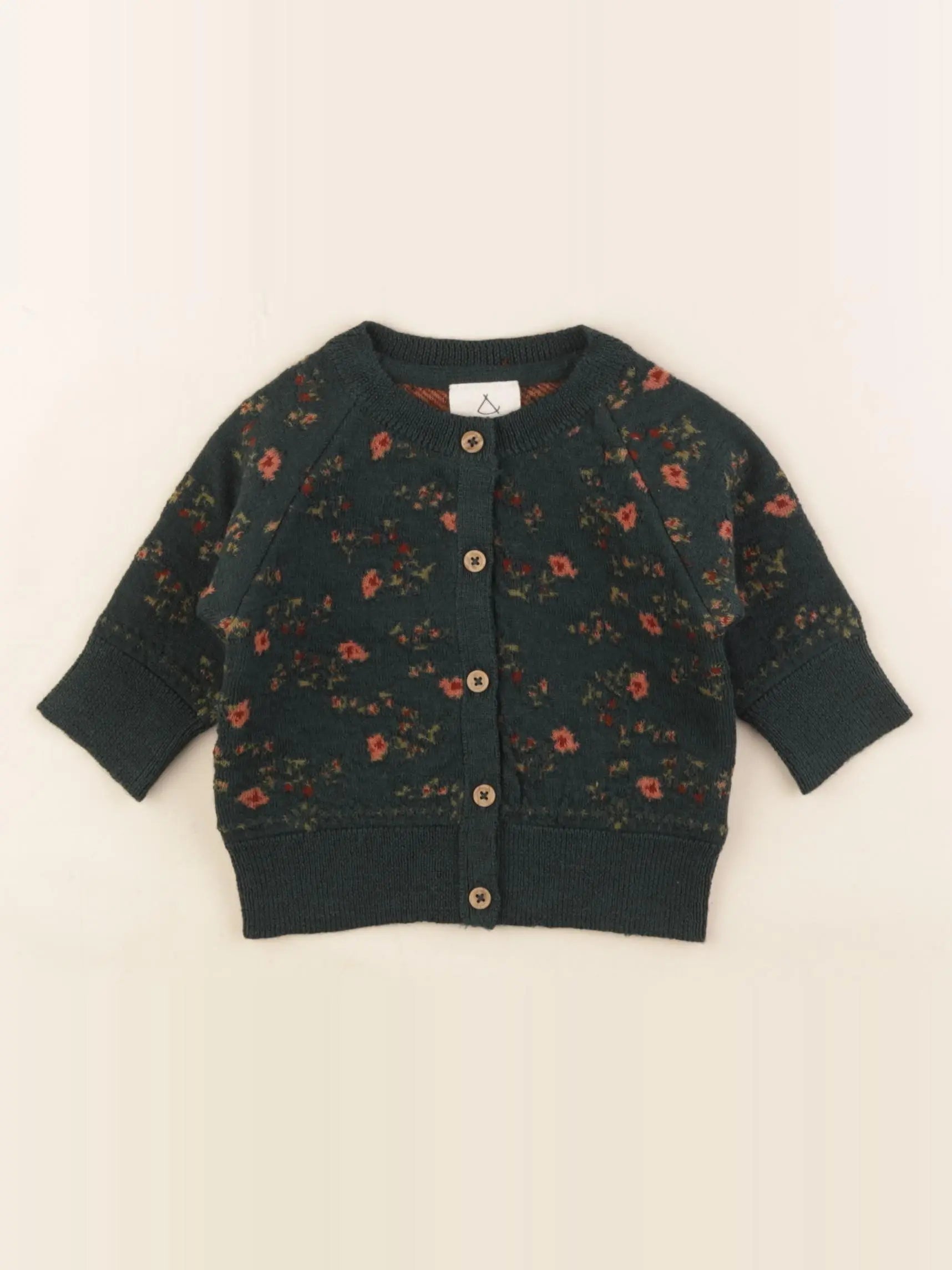 Lililotte - gilet multicolore - 3/6 mois