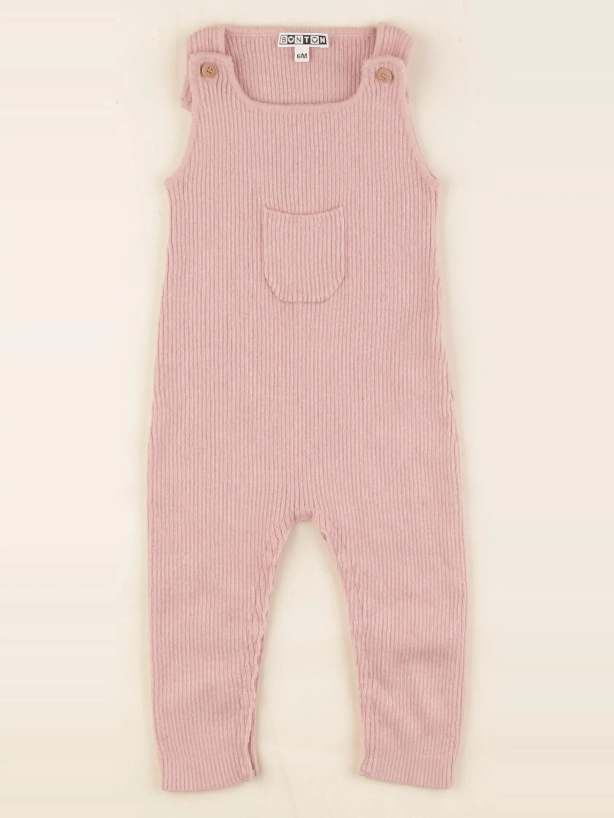 Bonton - combinaison rose - 6 mois