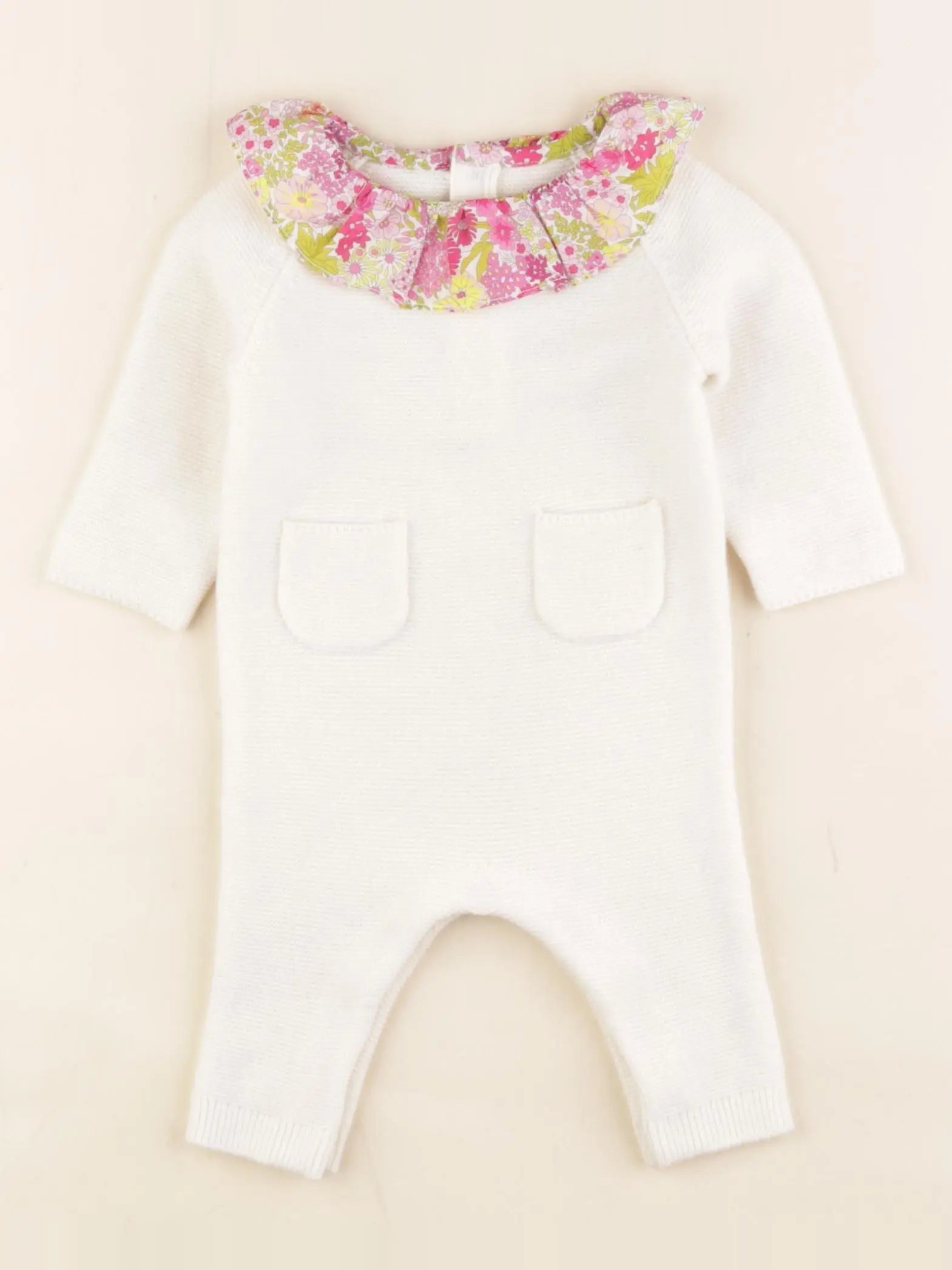 Jacadi - combinaison beige - 3 mois