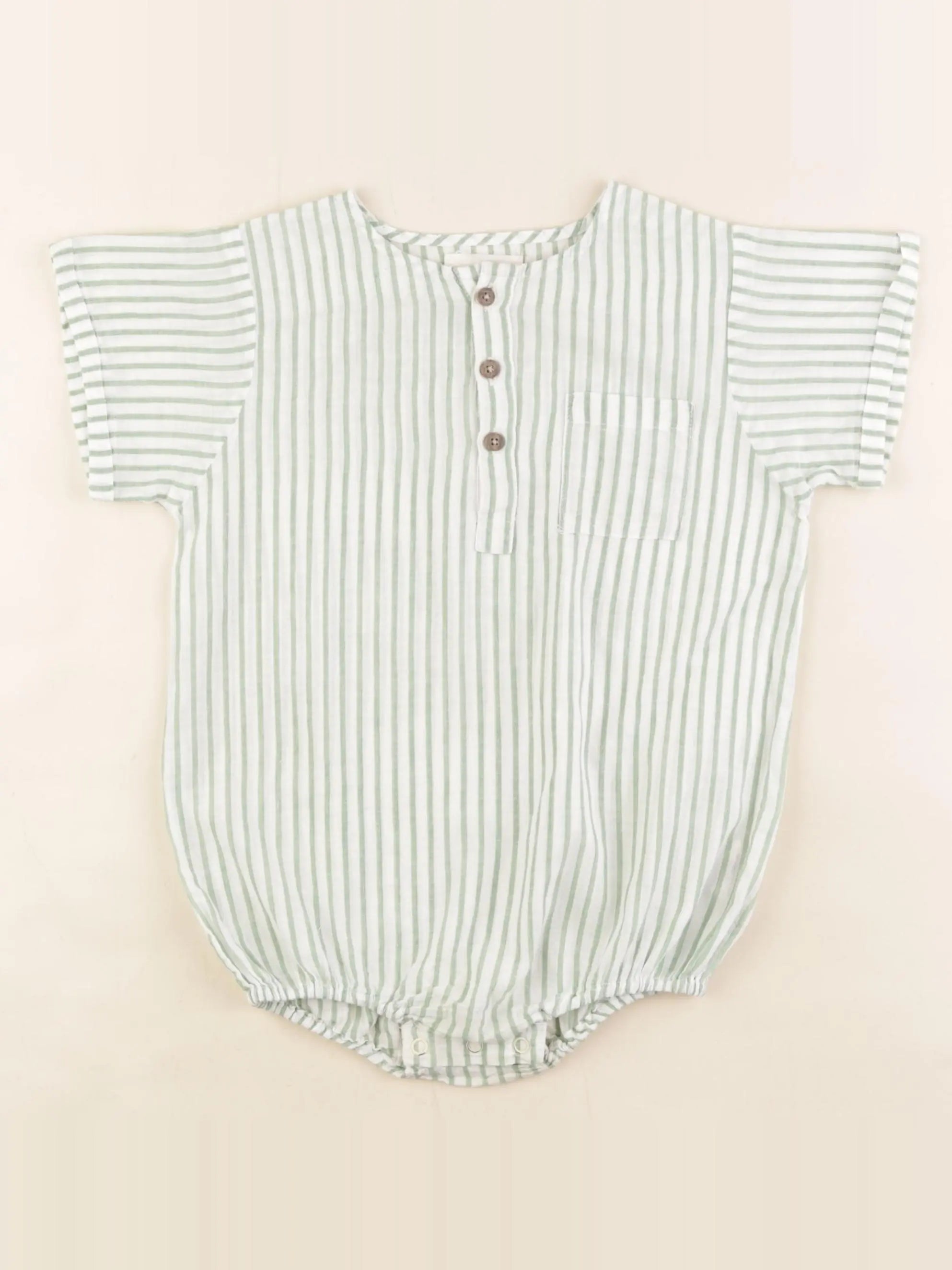 Apaches Collections - combinaison vert - 24 mois