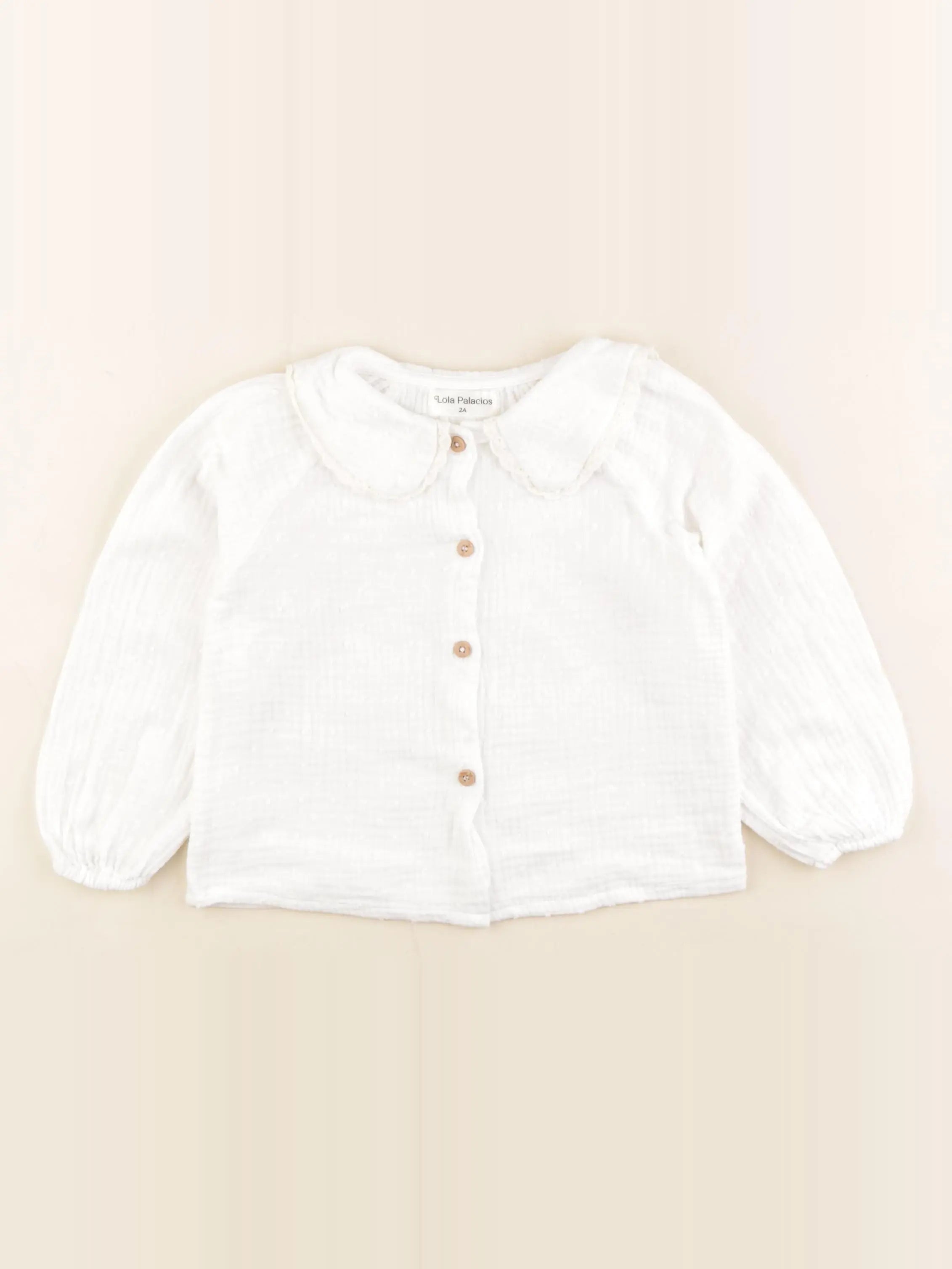 Lola Palacios - blouse blanc - 2 ans