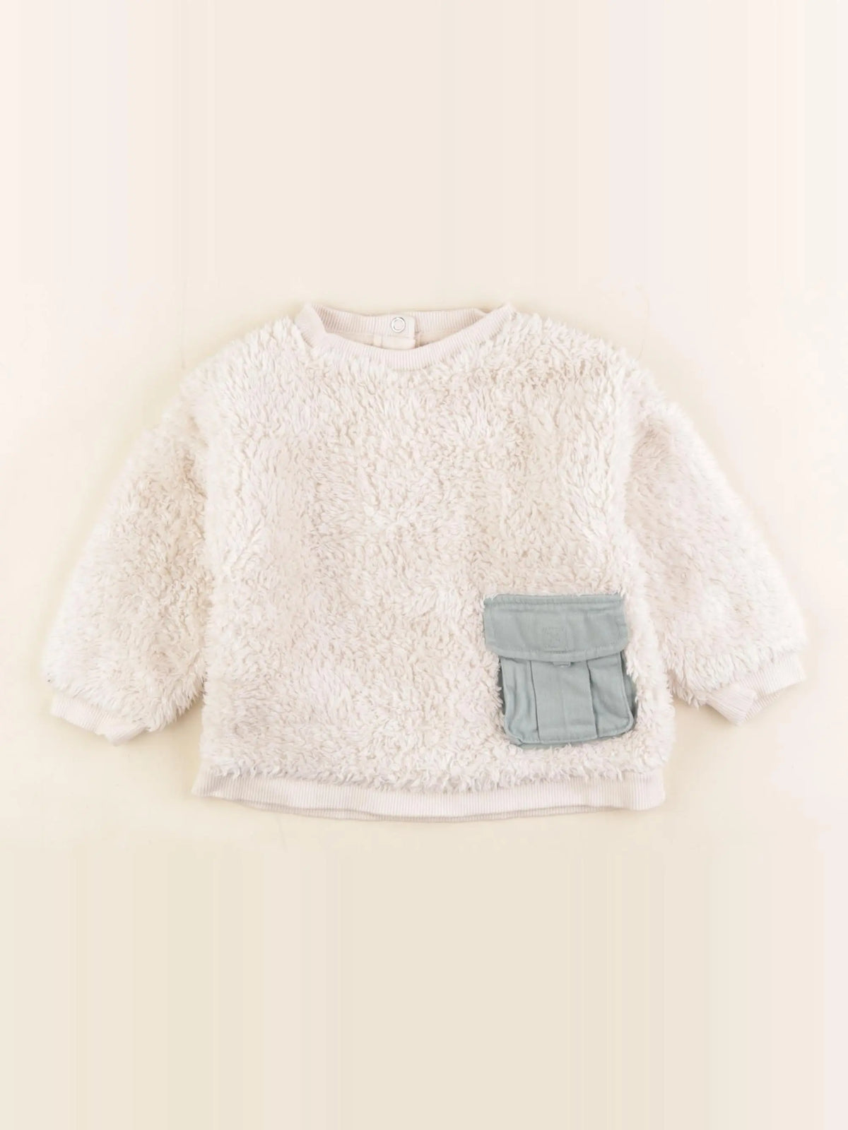 Vertbaudet - polaire beige - 12 mois