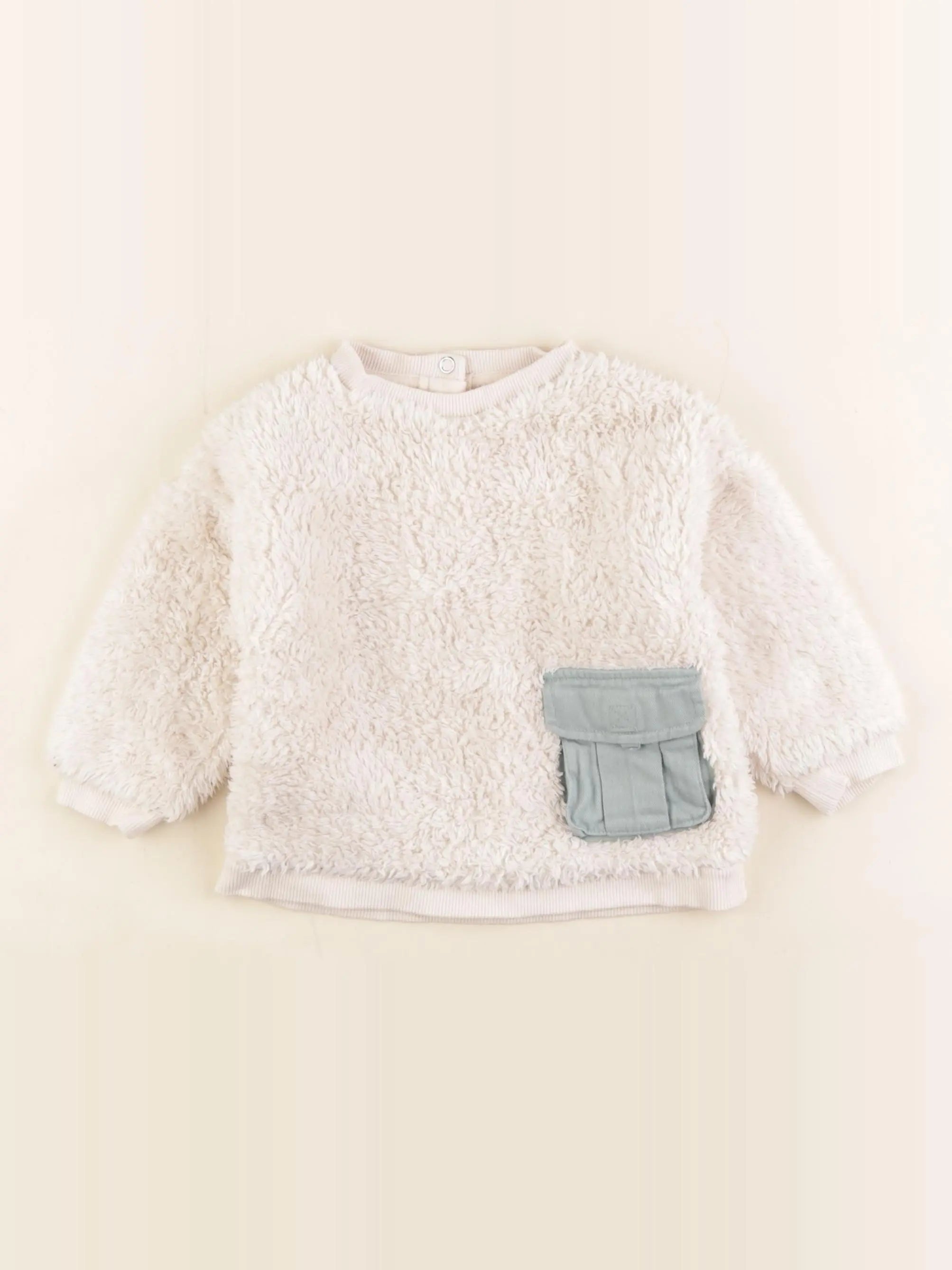 Vertbaudet - polaire beige - 12 mois