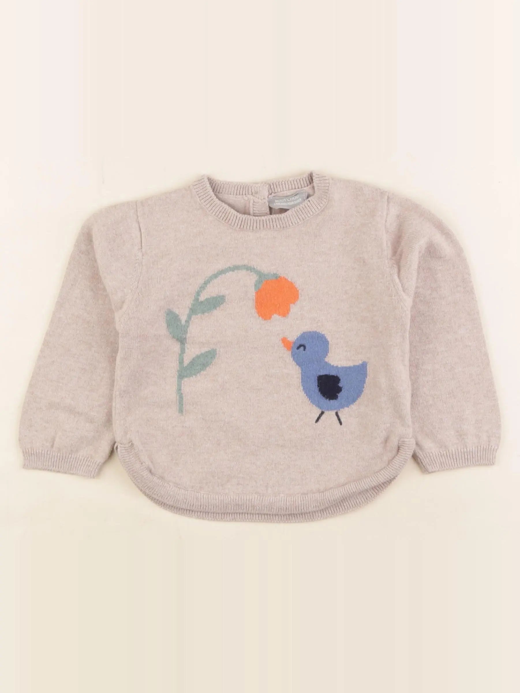 Boutchou - pull multicolore - 18 mois