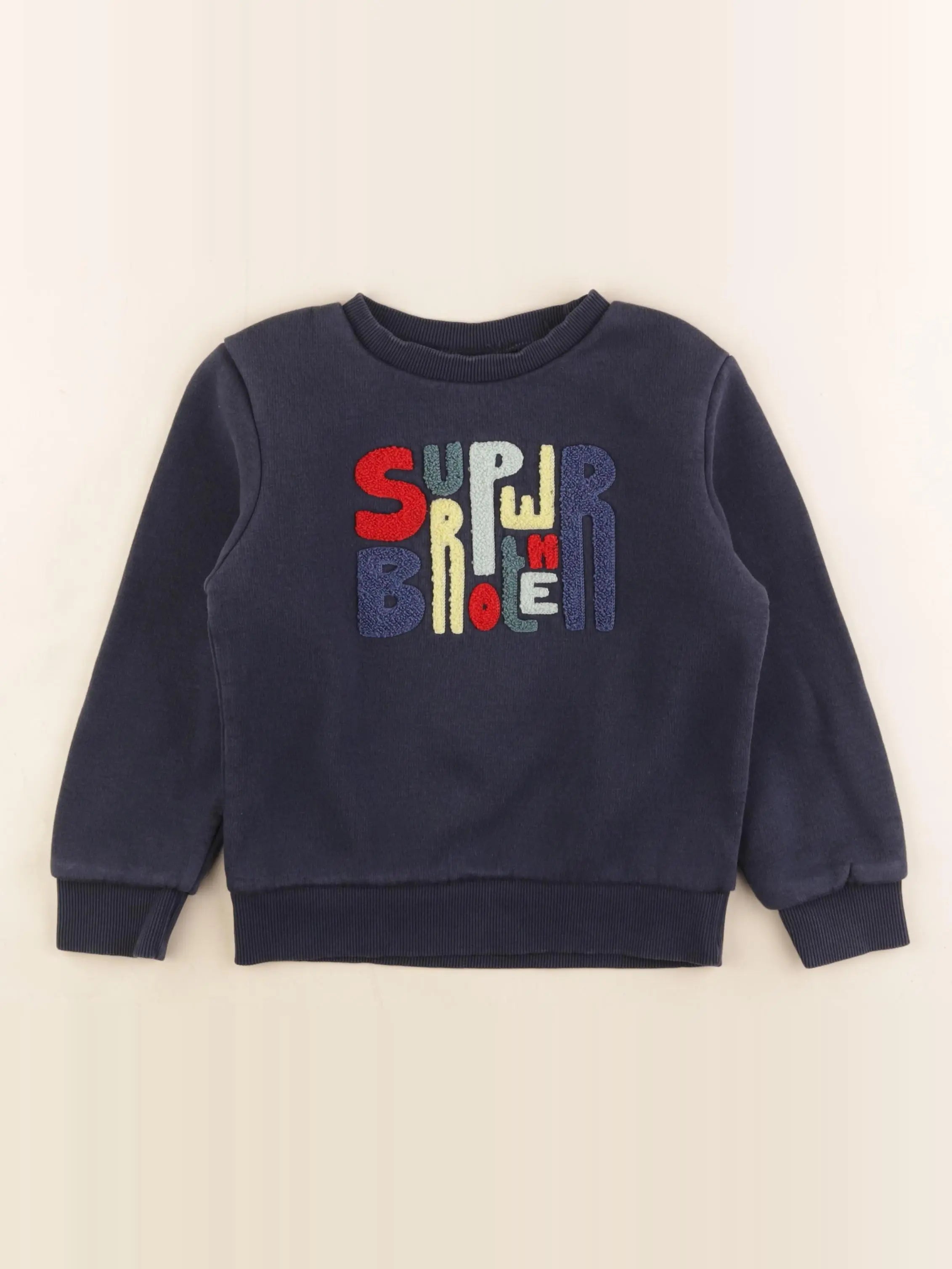 Tape à l'oeil - sweat bleu - 5 ans