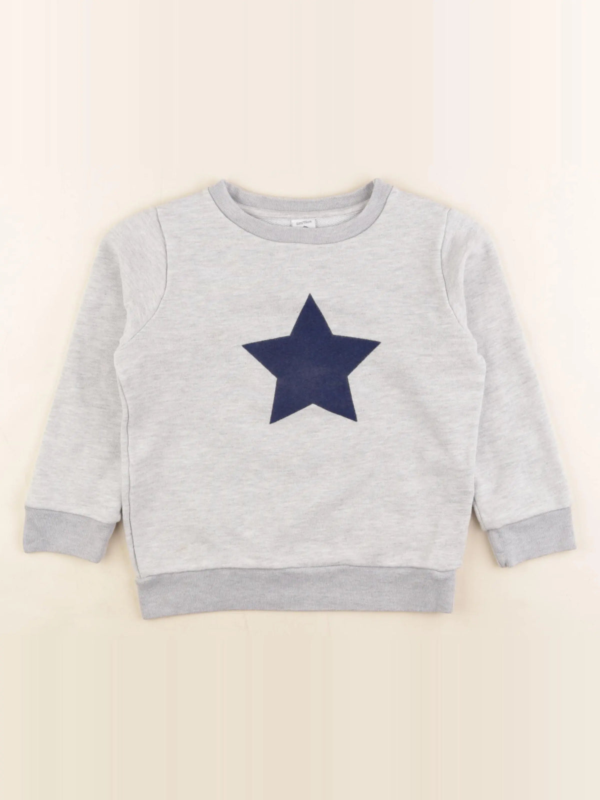 Petit Bateau - sweat gris - 6 ans