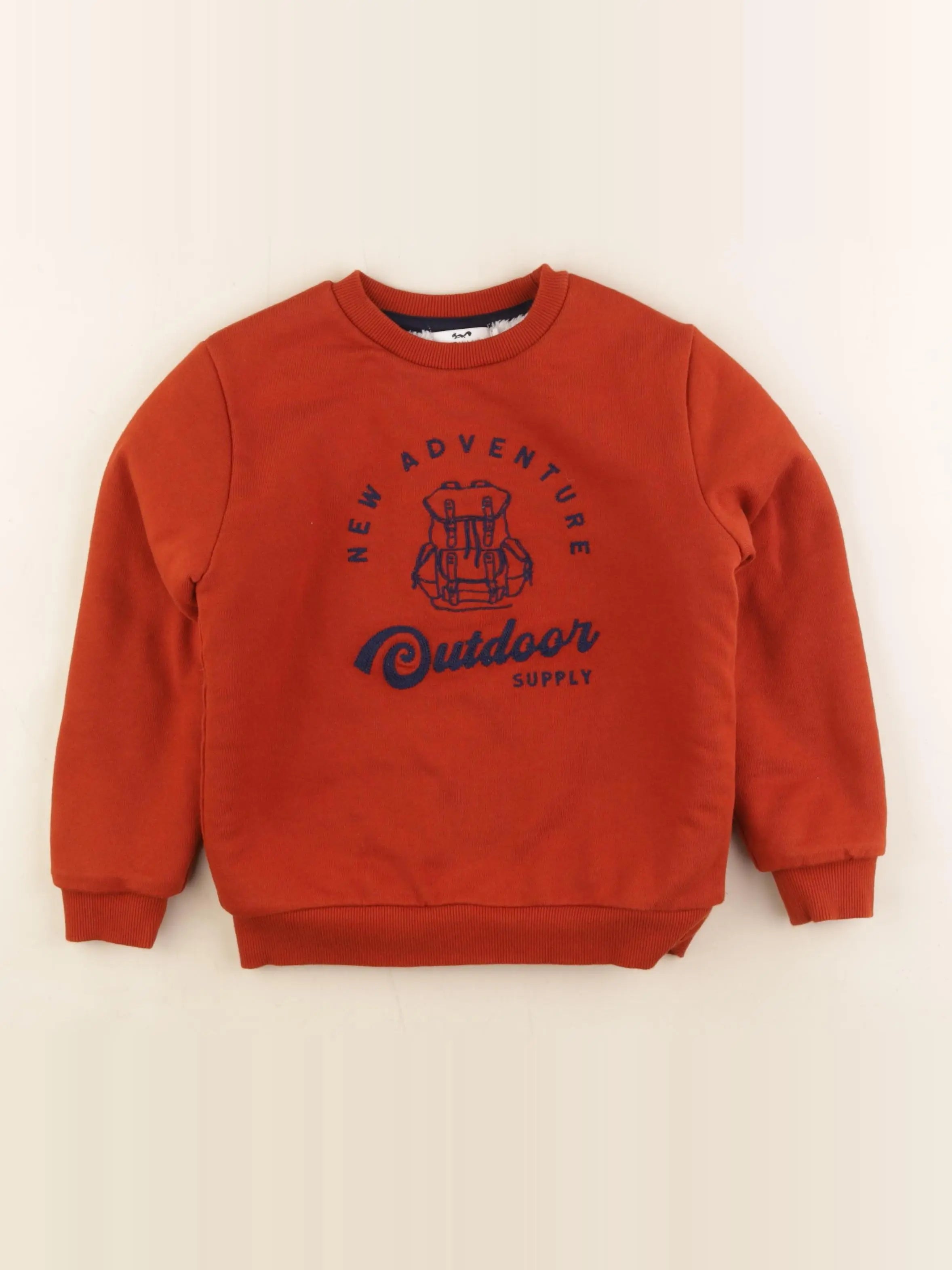 Cyrillus - sweat orange - 6 ans