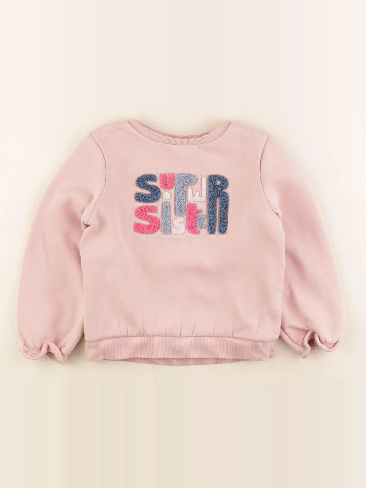 Tape à l'oeil - sweat rose - 5 ans