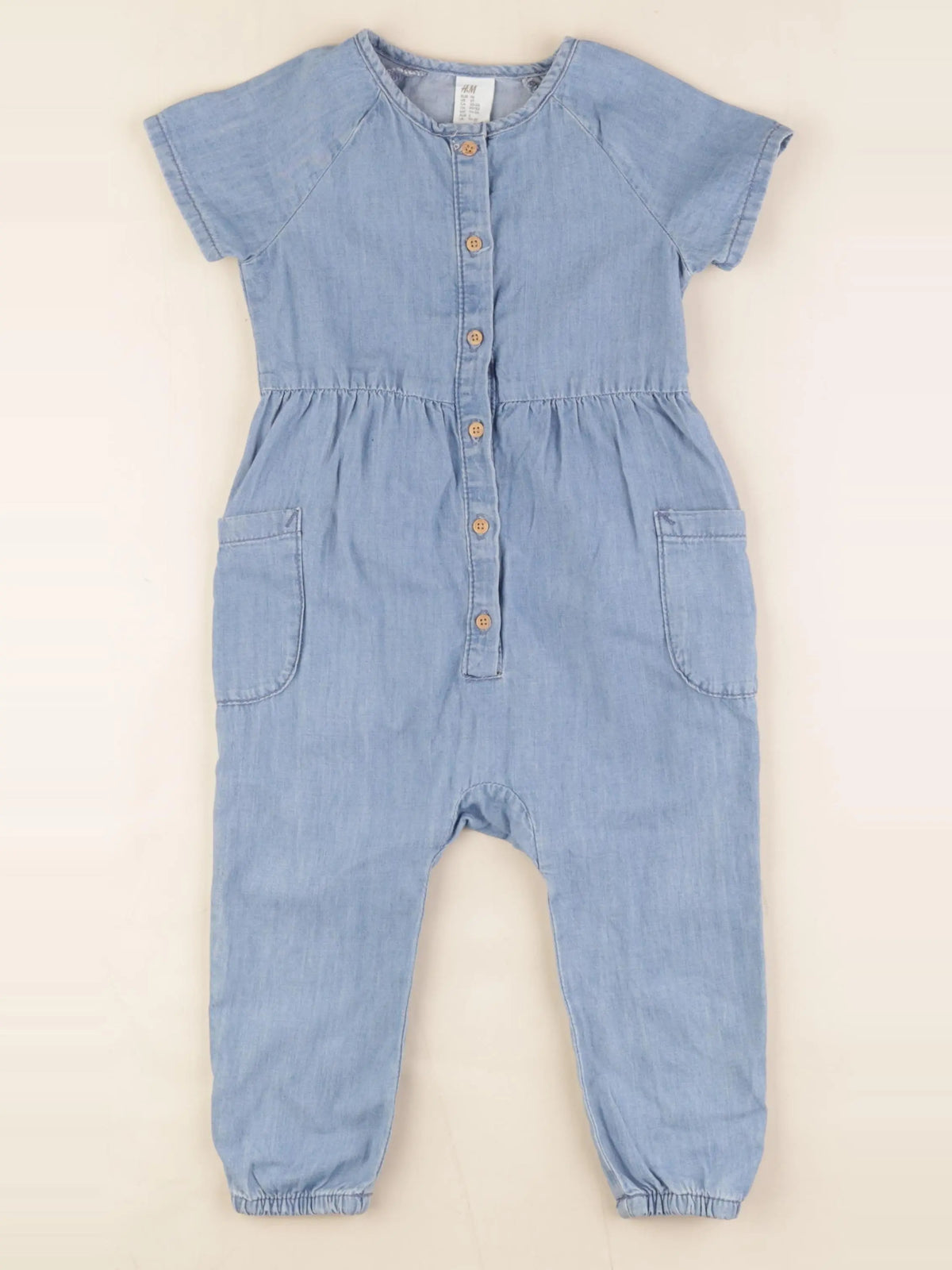 H&M - combinaison bleu - 18/24 mois