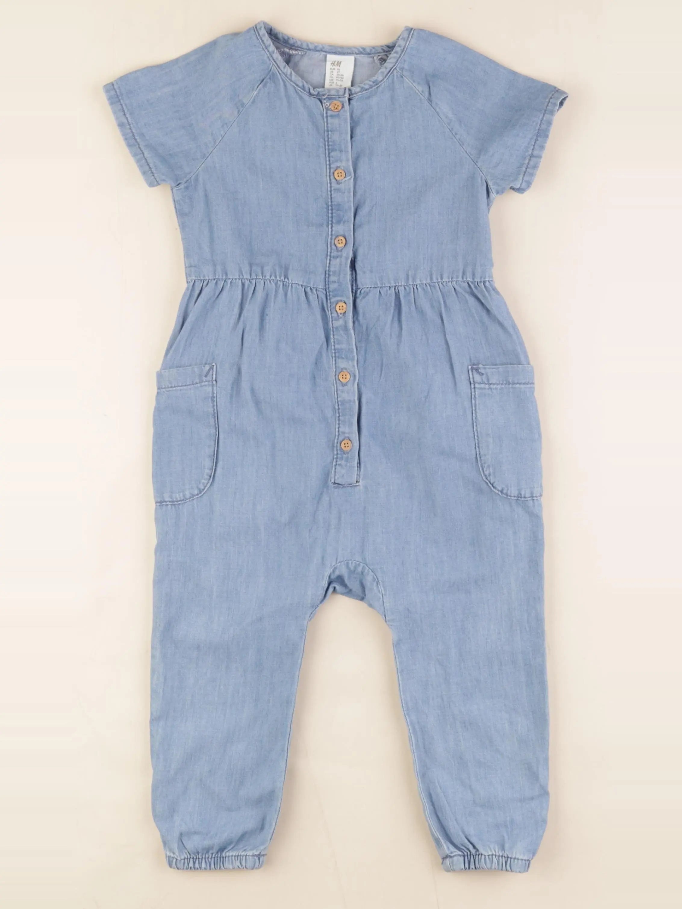 H&M - combinaison bleu - 18/24 mois