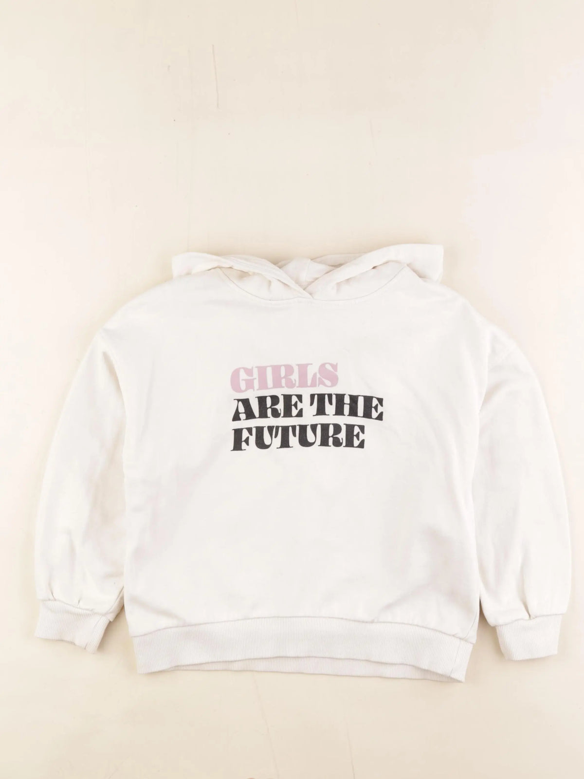 Monoprix - sweat beige - 6 ans