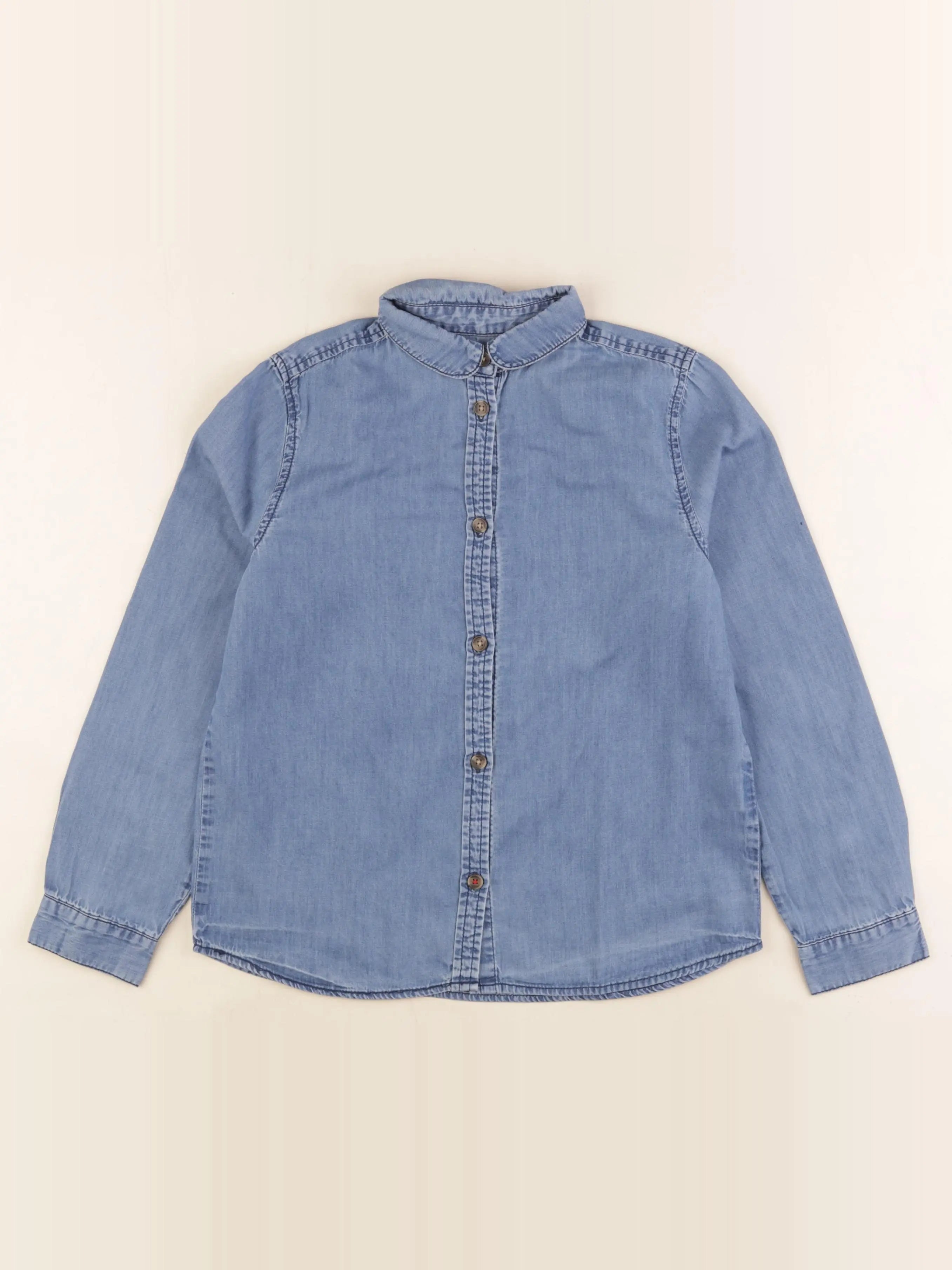 Monoprix - chemise bleu - 10 ans