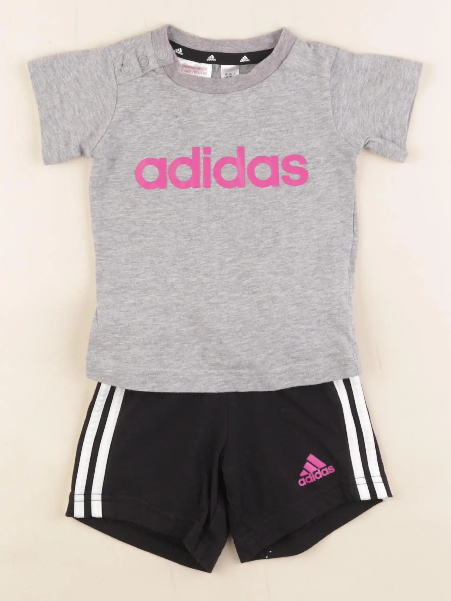 Adidas - ensemble multicolore - 3/6 mois