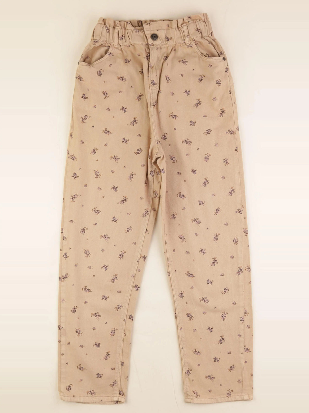 Vertbaudet - pantalon marron - 12 ans