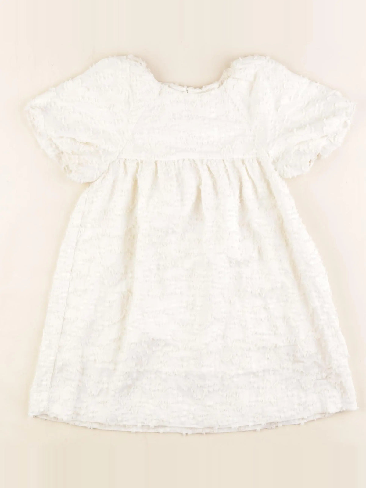 Zara - robe blanc - 2/3 ans