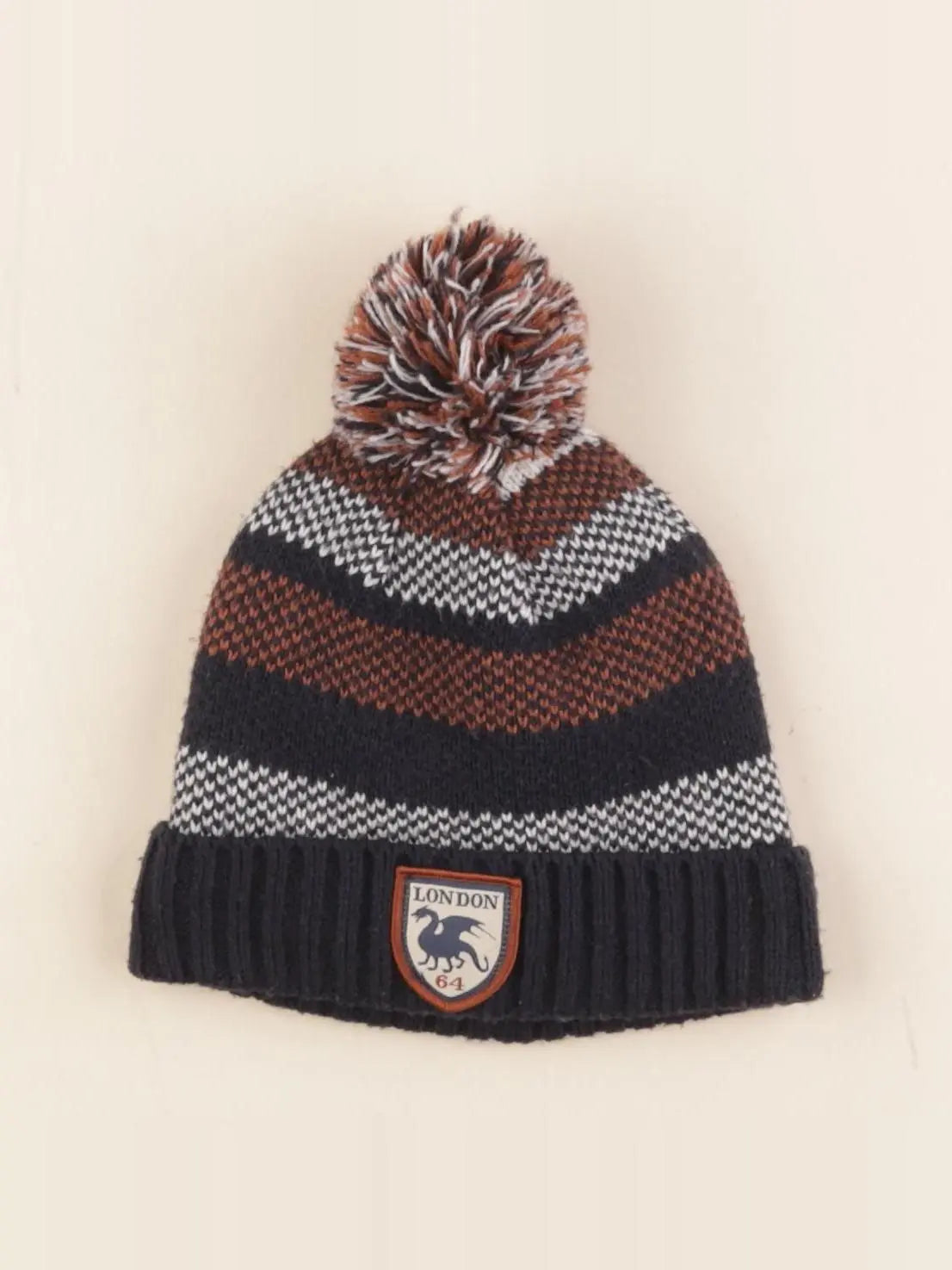 Vertbaudet - bonnet multicolore - 2/3 ans