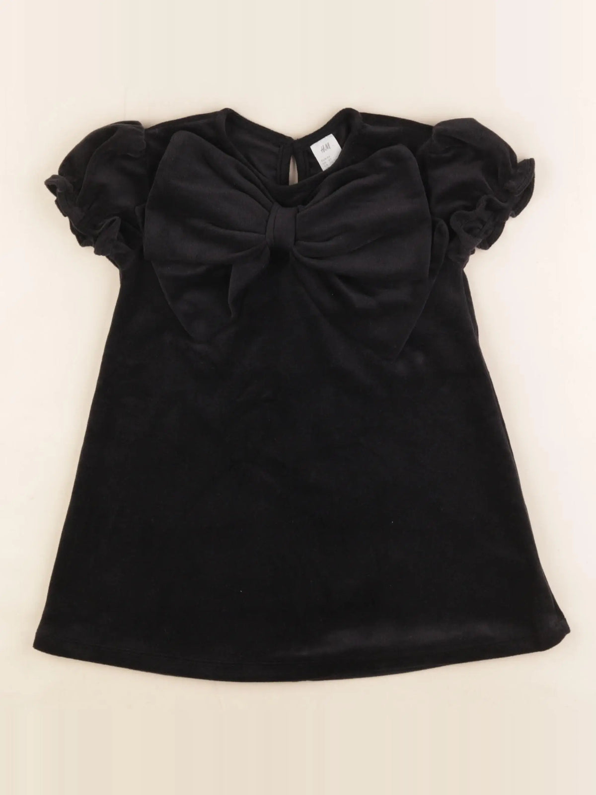 H&M - robe noir - 18/24 mois