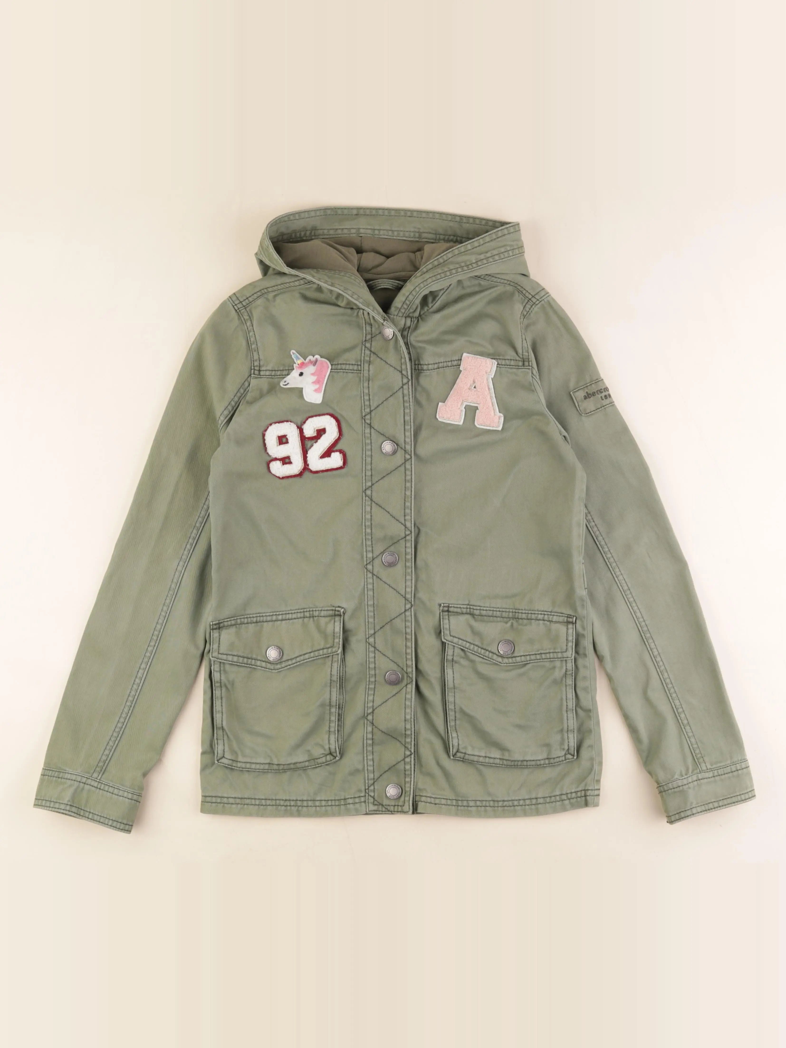 Abercrombie - veste vert - 11/12 ans