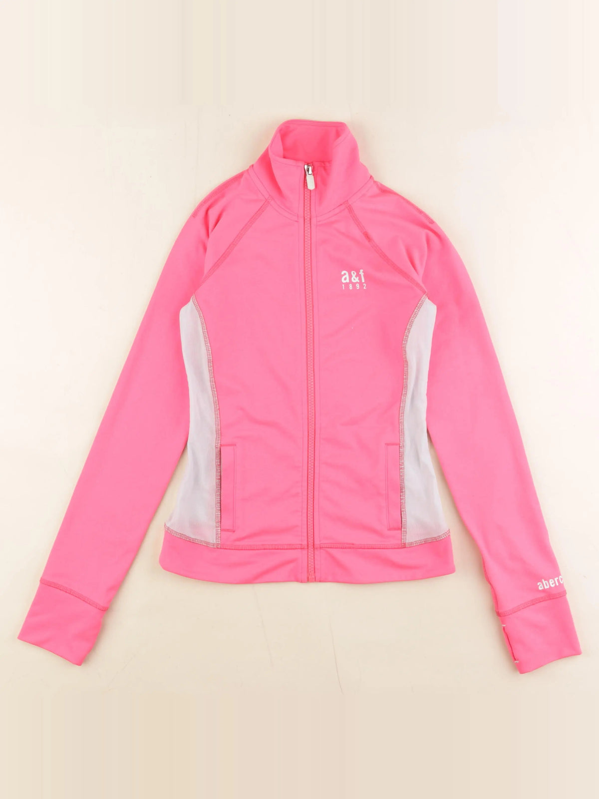 Abercrombie - sweat rose fluo - 12 ans