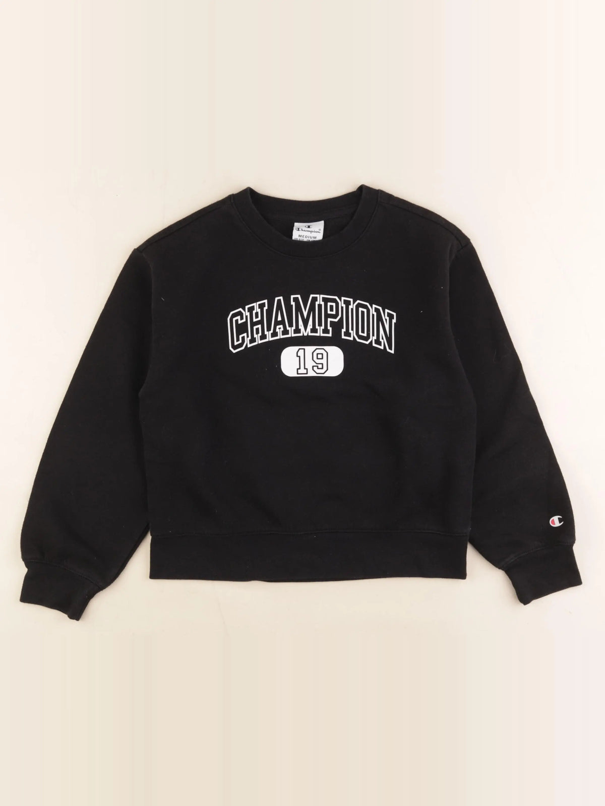 Champion  - sweat noir - 9/10 ans
