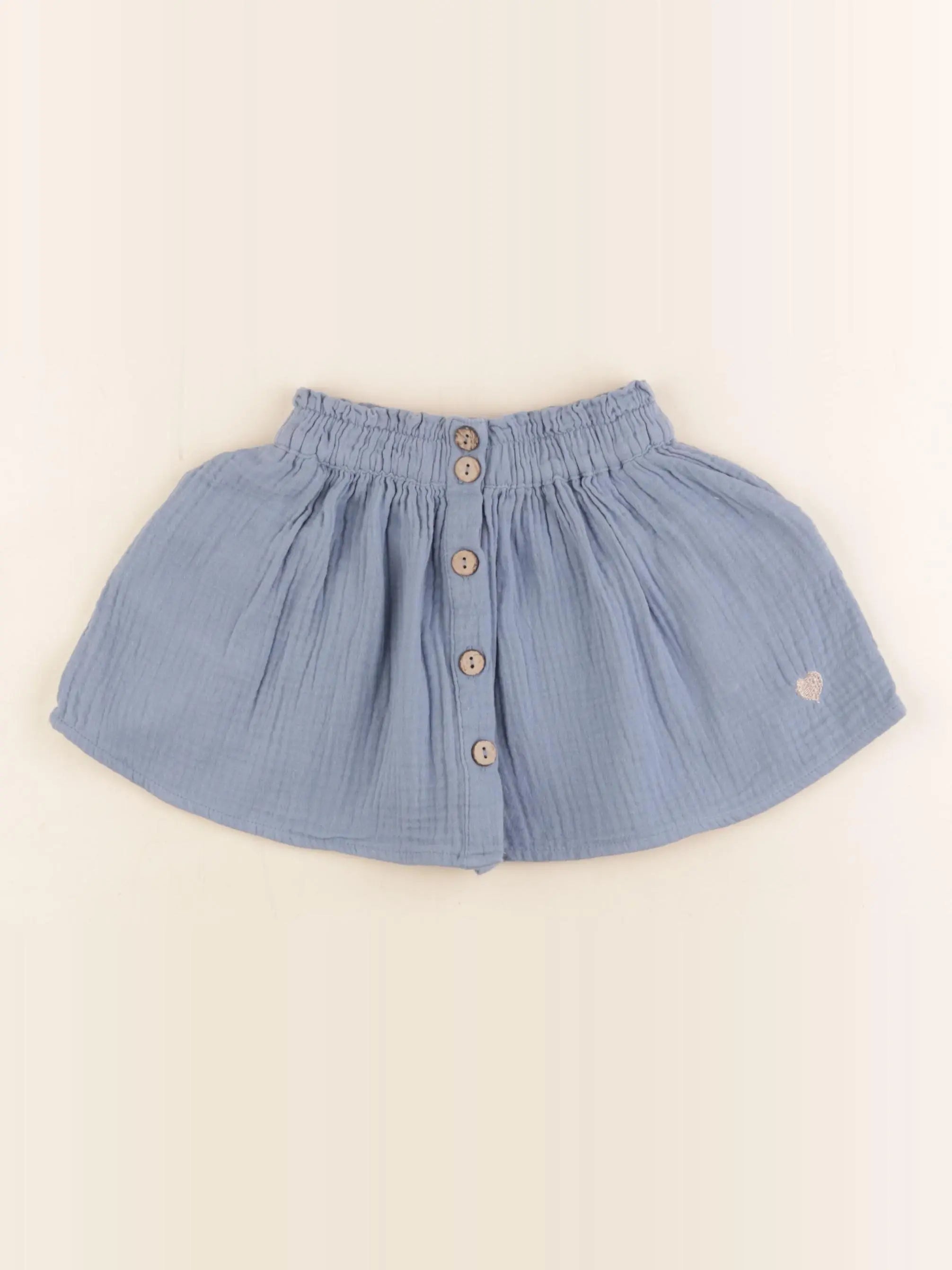 Vertbaudet - jupe bleu - 2 ans