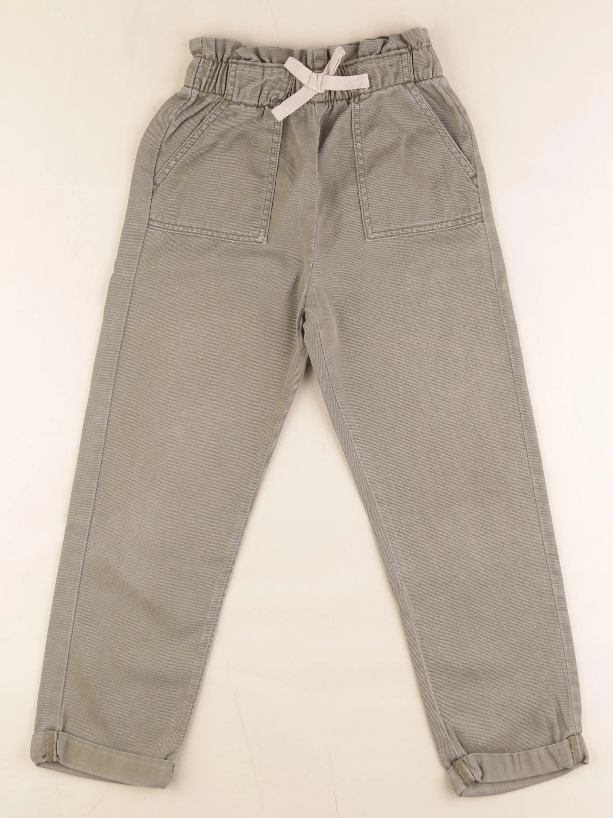 Vertbaudet - pantalon vert - 9 ans