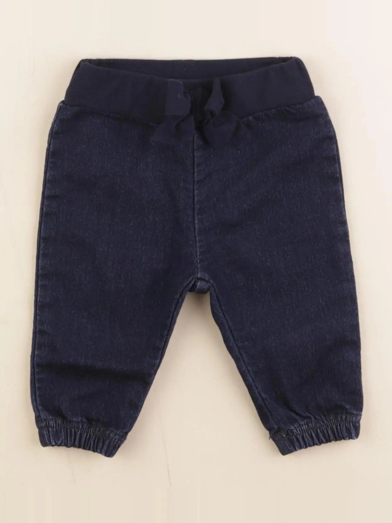 Petit Bateau - pantalon bleu - 3 mois