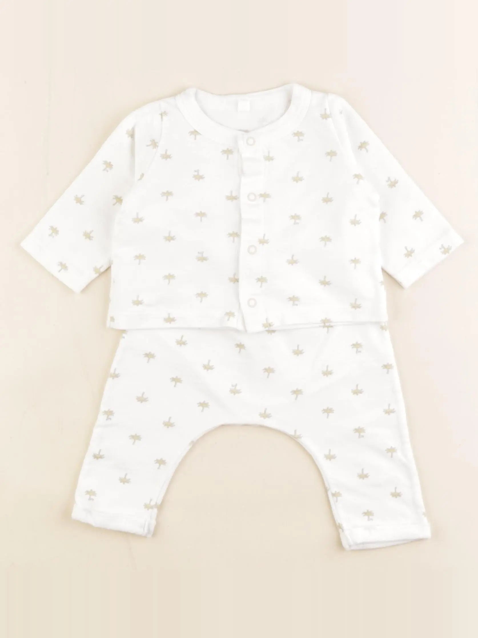 Petit Bateau - ensemble blanc - 3 mois