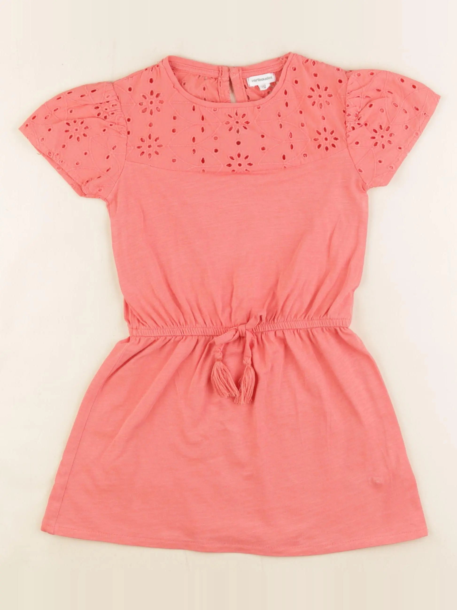 Vertbaudet - robe rose - 4 ans