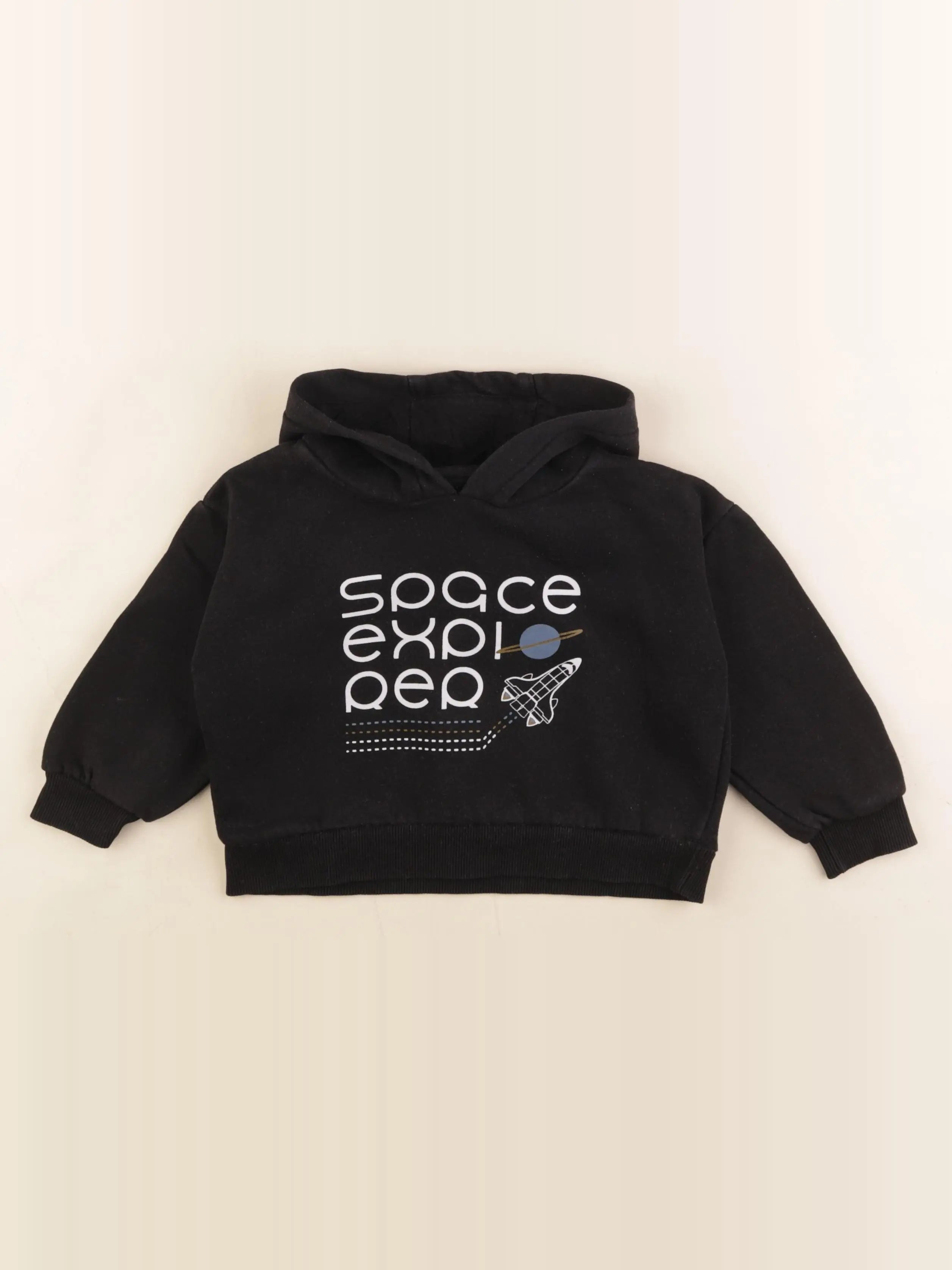 Vertbaudet - sweat noir - 3 ans